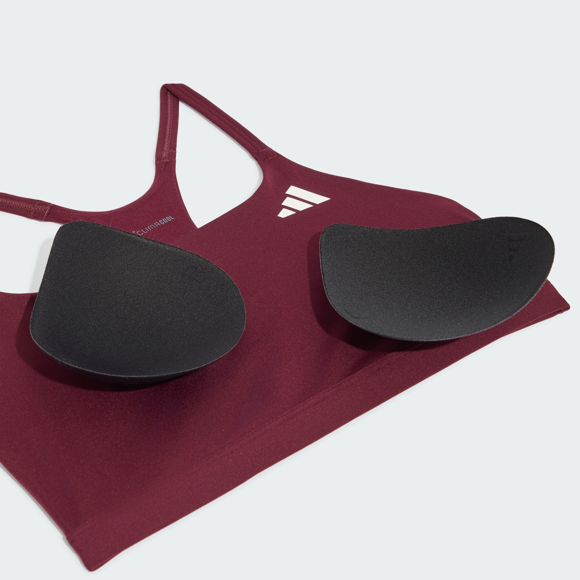 ADIDAS PERFORMANCE Sujetador deportivo 'Optime Essentials'  burdeos – imagen 2