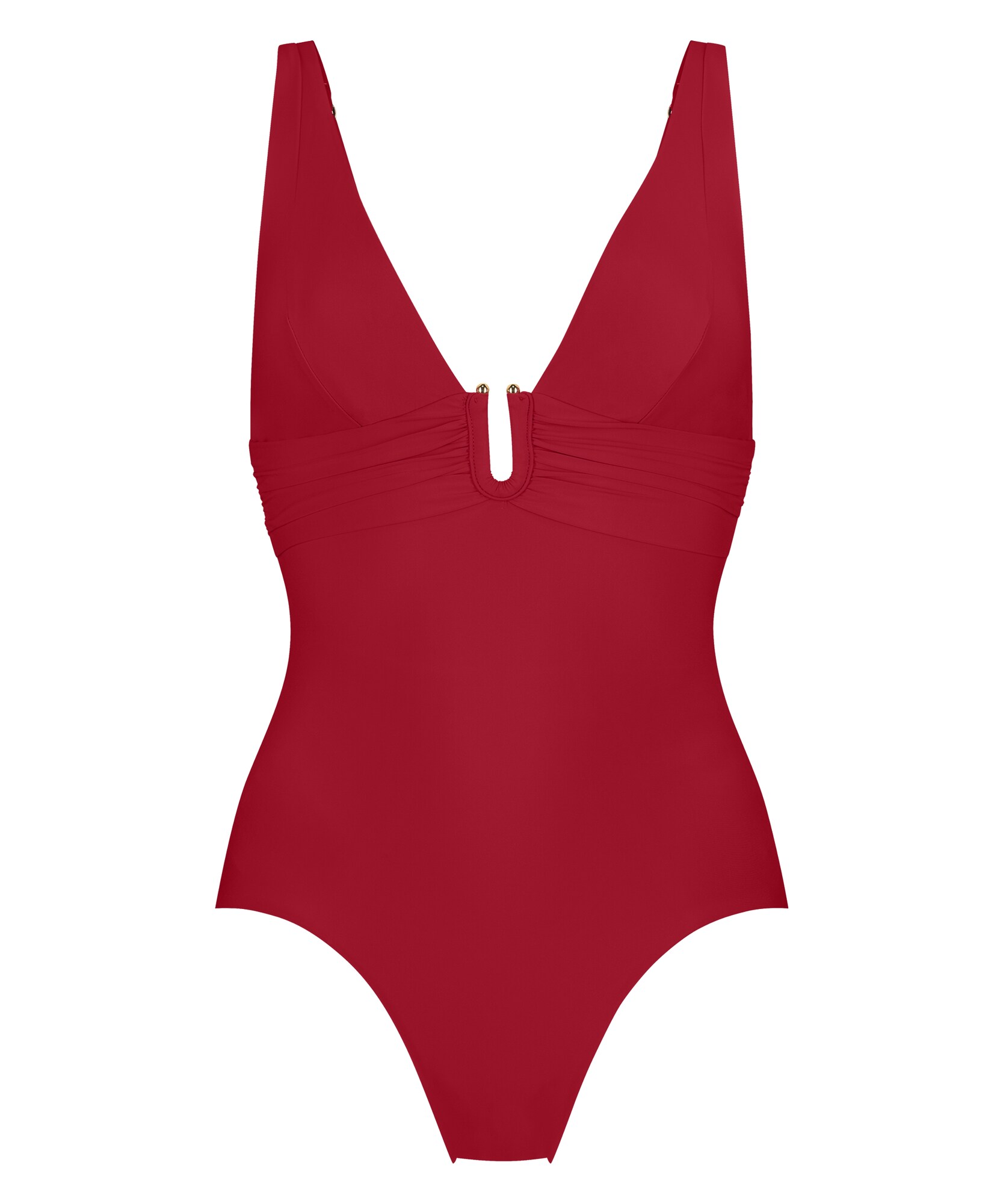 Hunkemöller Formujúce plavky 'Luna'  karmínovo červená