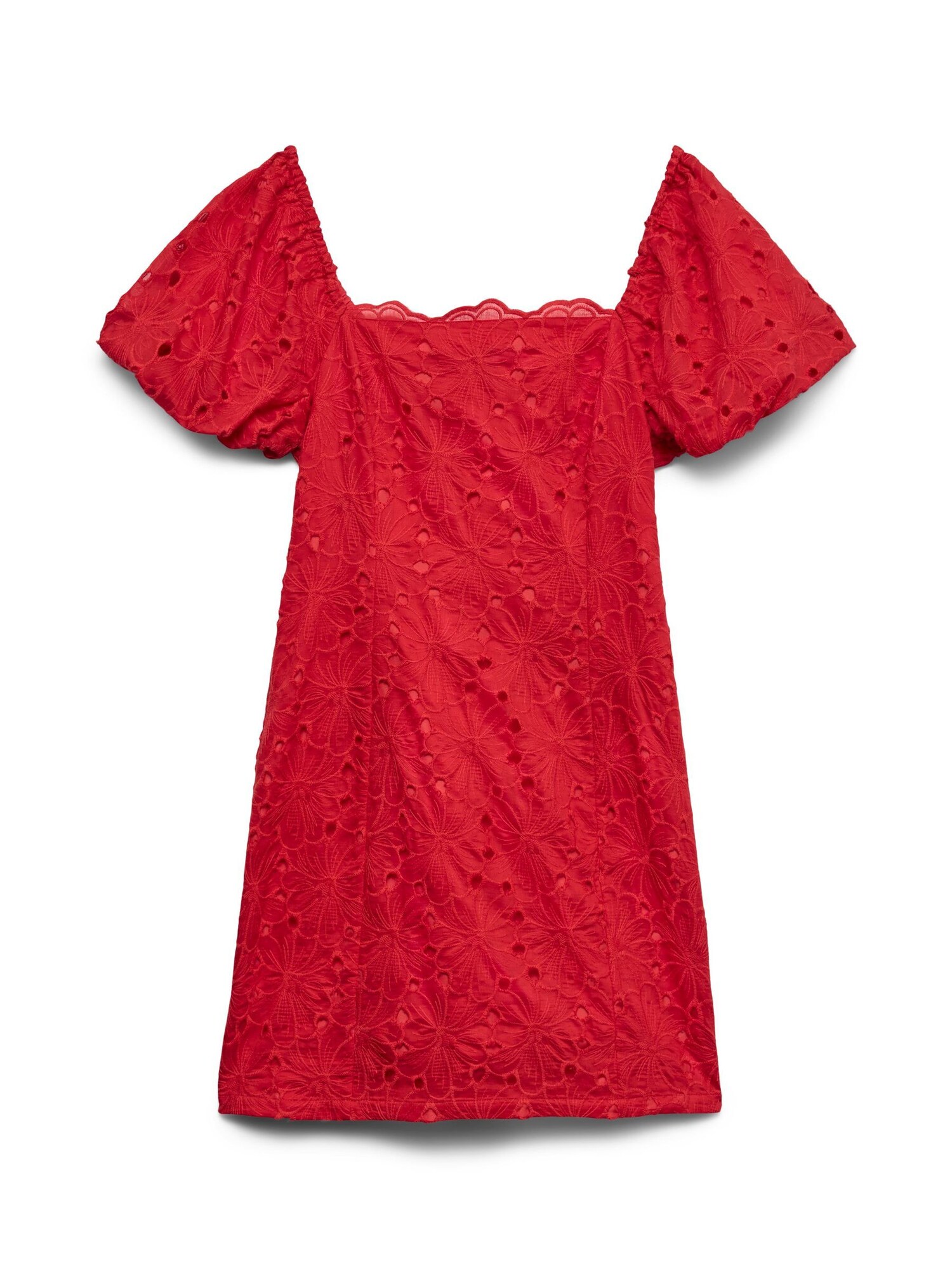 VERO MODA Vestido de gala 'VMElin'  rojo sangre