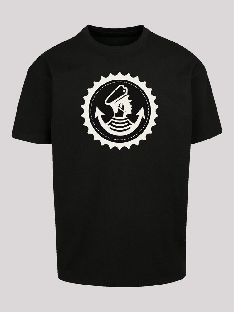 F4NT4STIC T-Shirt 'Knut und Jan Hamburg' Herren Größe M schwarz / weiß