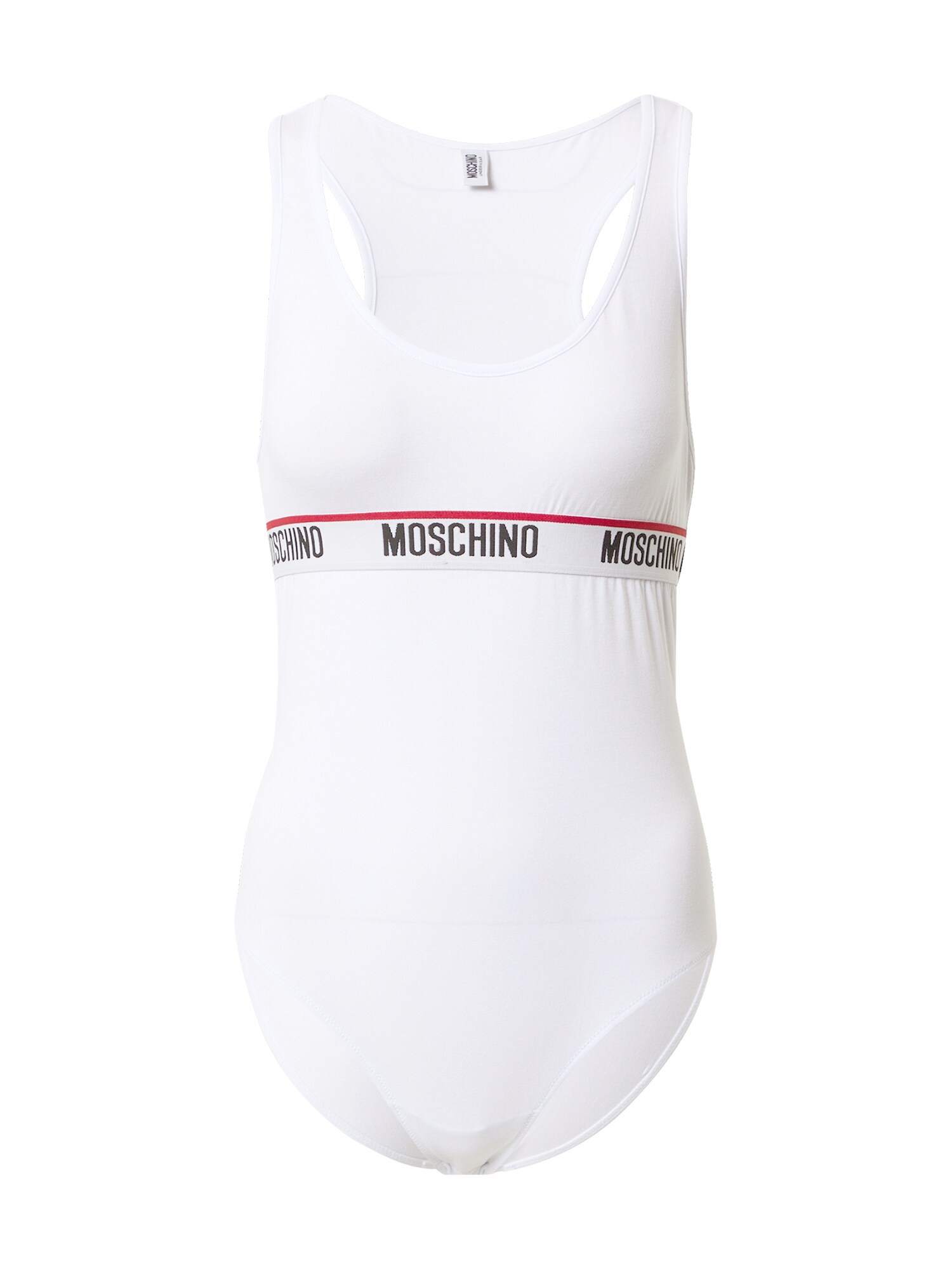 Moschino Underwear Glaustinukė  balkšva / juoda / šviesiai pilka / margai raudona