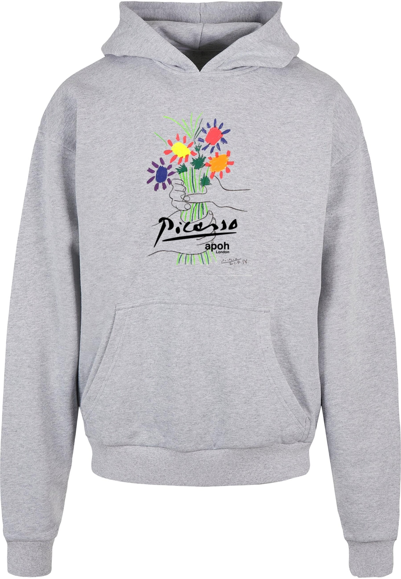 Thumbnail - Merchcode Sweatshirt Apoh - Picasso Flowers of Peace