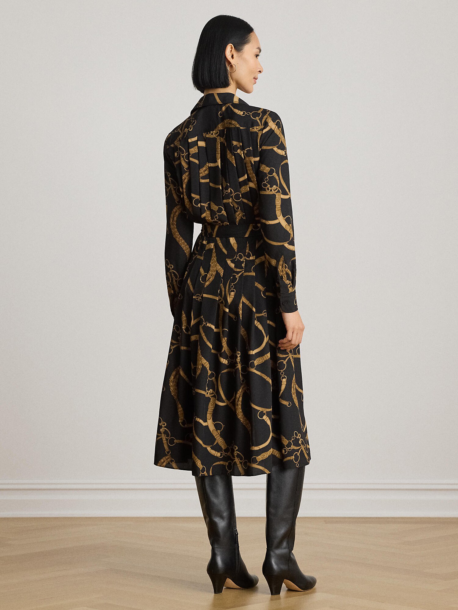 Lauren Ralph Lauren Vestido camisero 'POLY' pueblo / negro – imagen 3