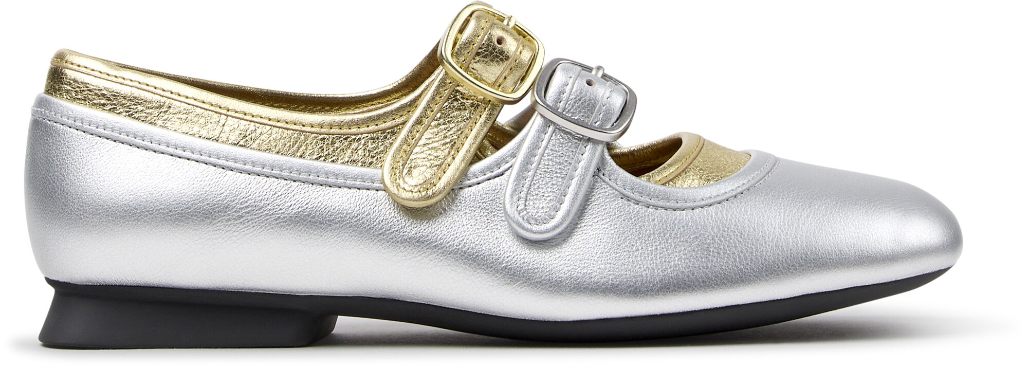 CAMPER Bailarinas con hebilla 'Casi Myra'  oro / plata – imagen 2