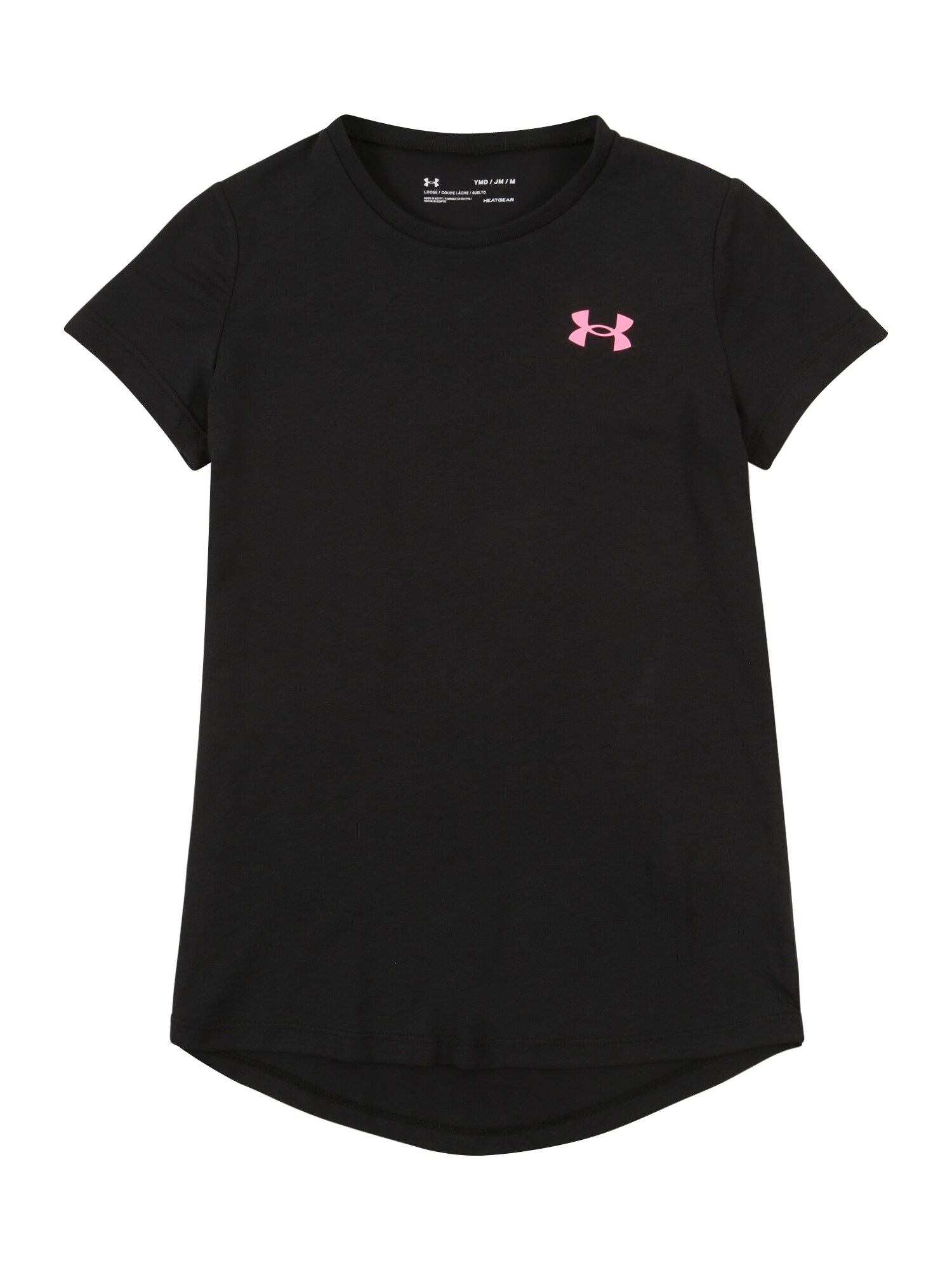 UNDER ARMOUR Sportiniai marškinėliai 'Live'  juoda / rožių spalva