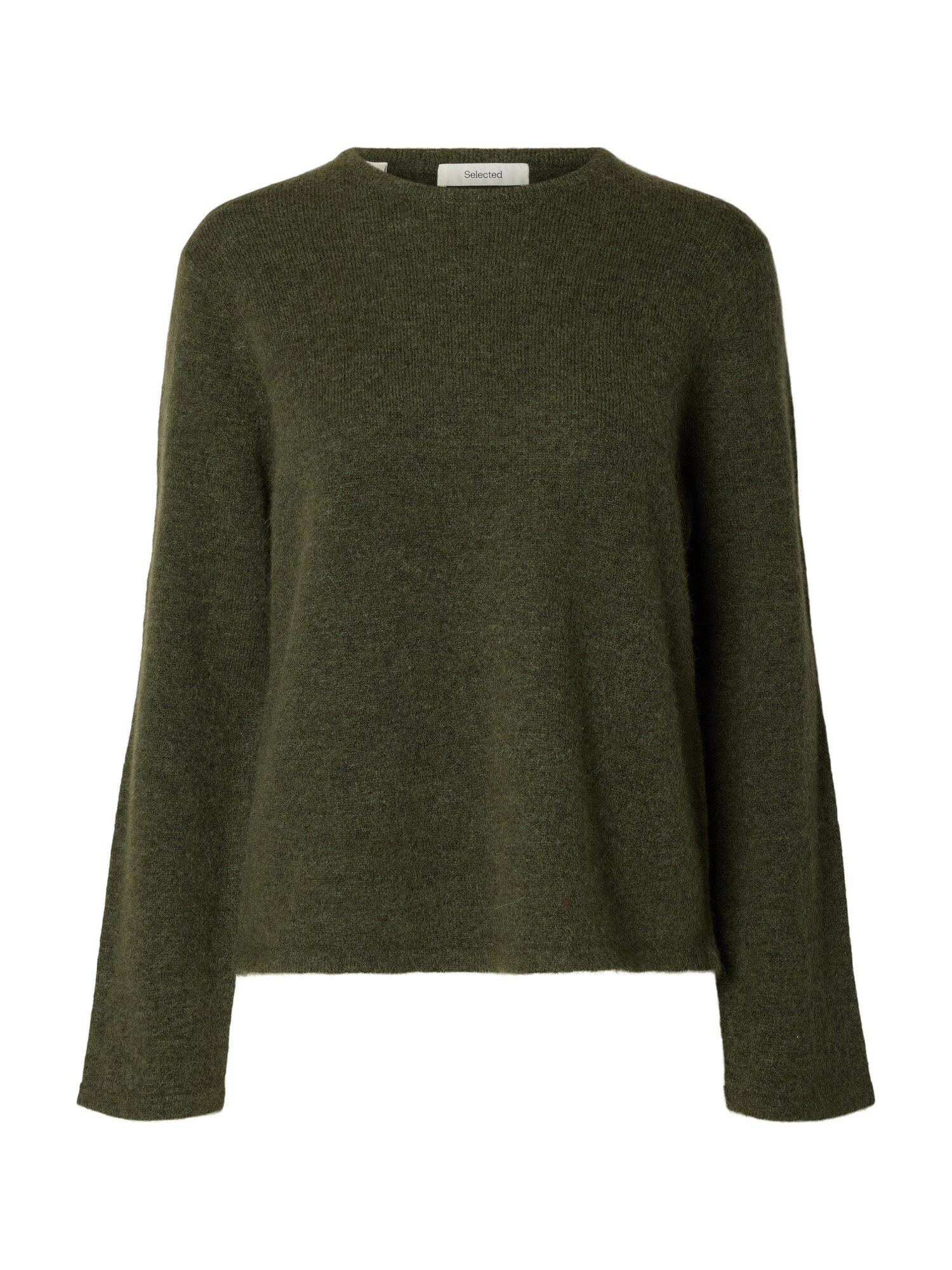 SELECTED Pulover SLWLulu verde închis
