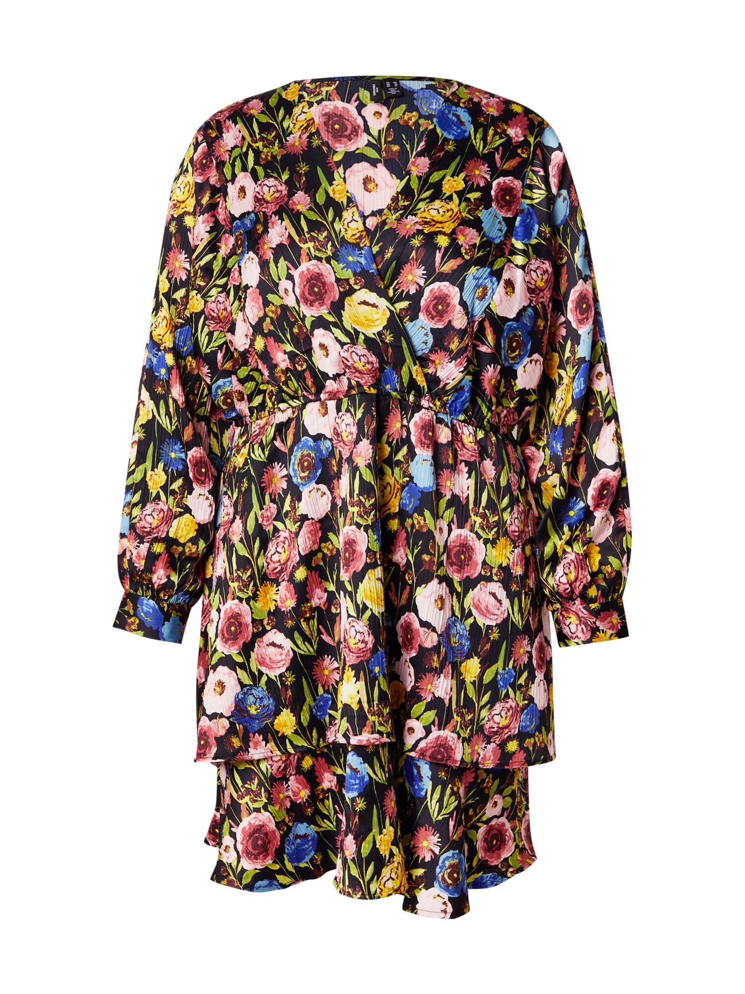 Vero Moda Curve Šaty 'VMCLILLIAN JULIA'  modrá / karí / trávovo zelená / čierna