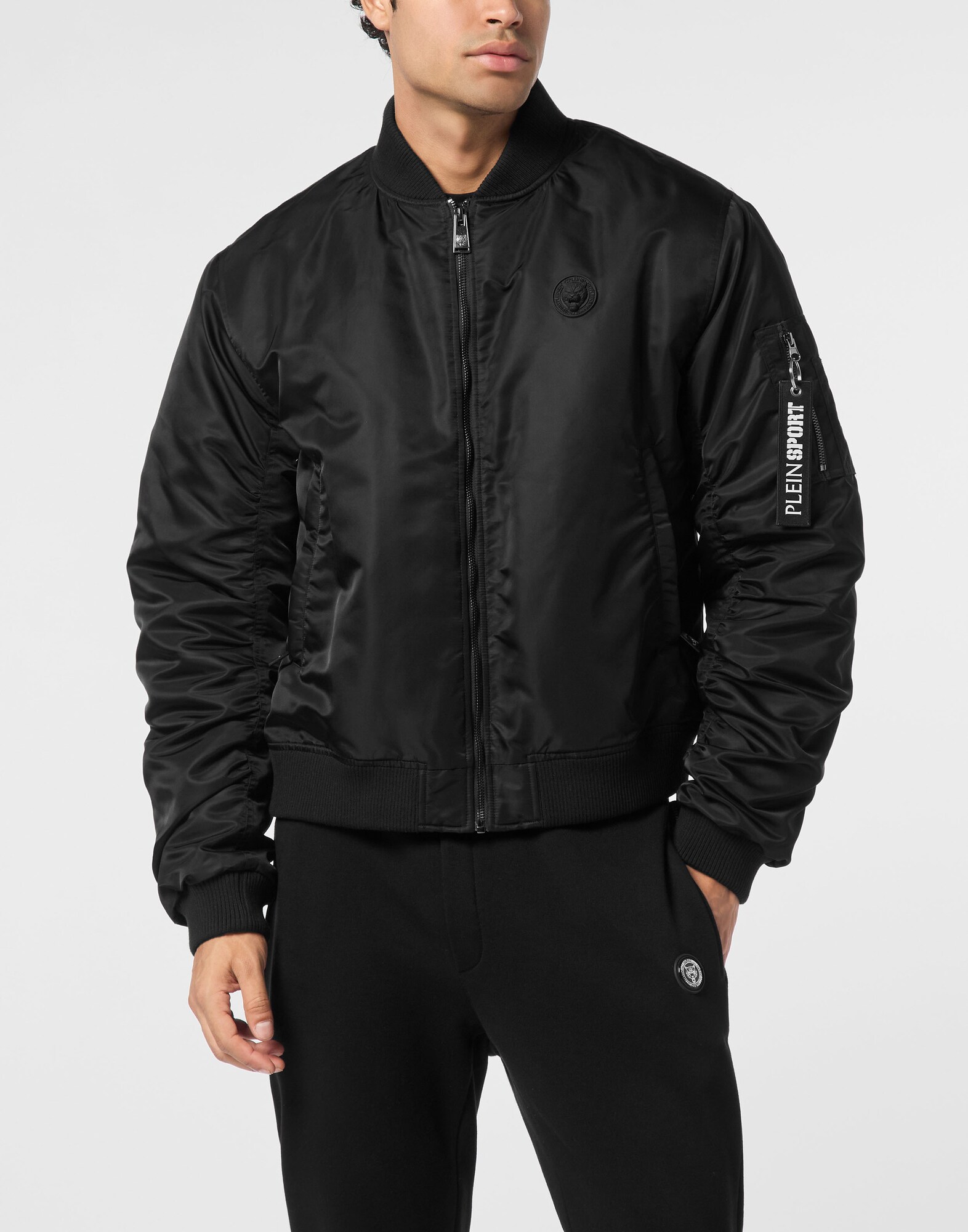 Plein Sport Chaqueta de entretiempo negro – imagen 10