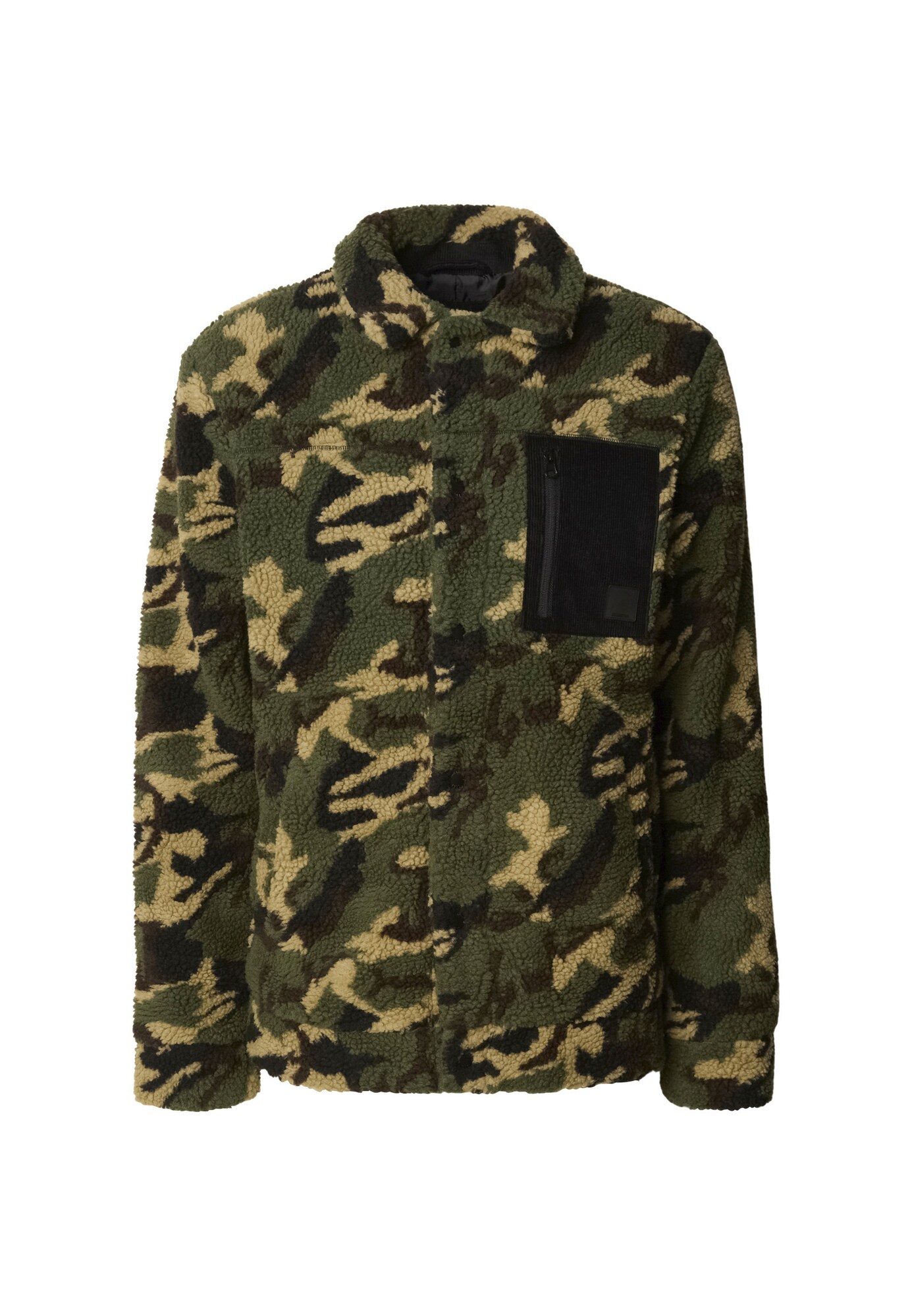 INDICODE JEANS Chaqueta de entretiempo verde / caqui / verde oscuro