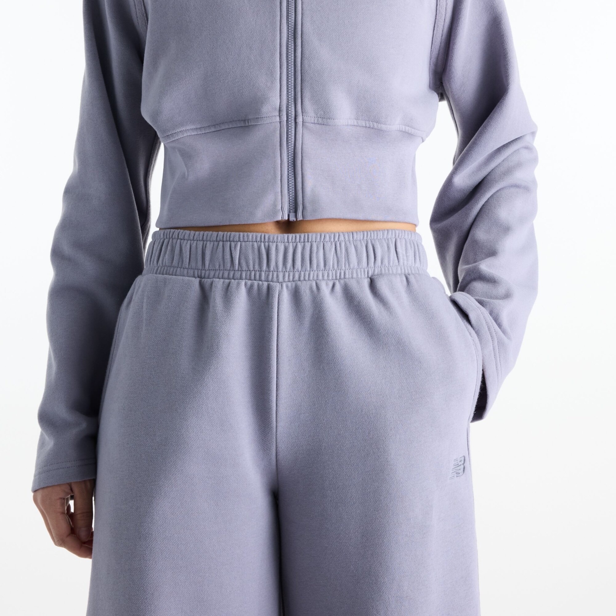 New balance Pantalón 'Brushed Coastal Fleece Pant' gris – imagen 3