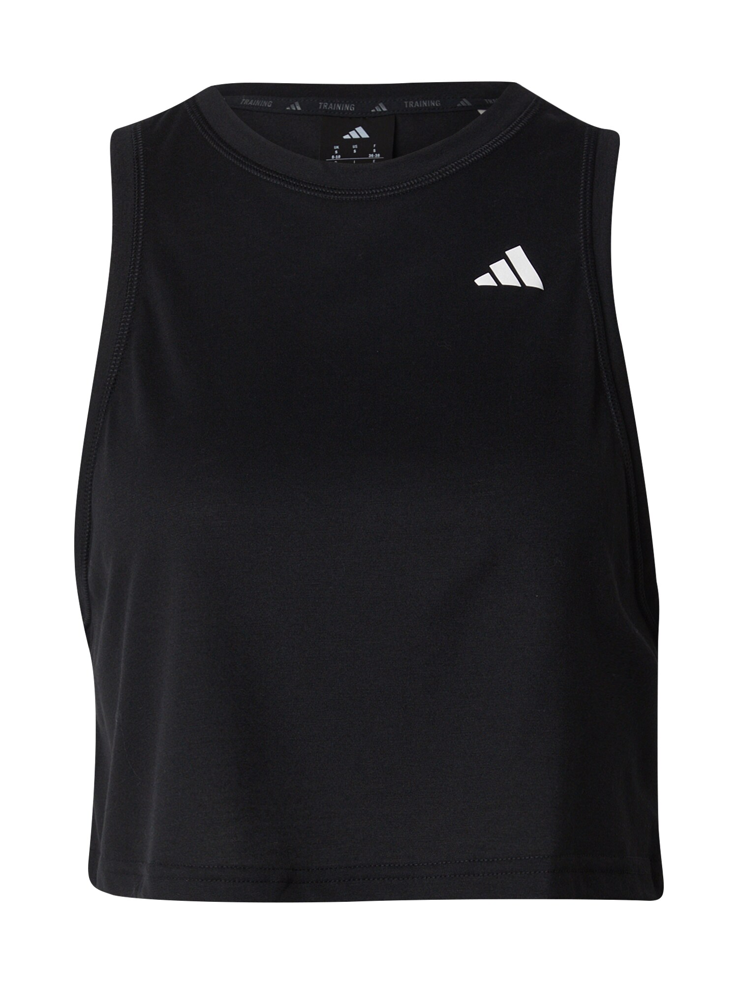 ADIDAS PERFORMANCE Sport top  negru / alb
