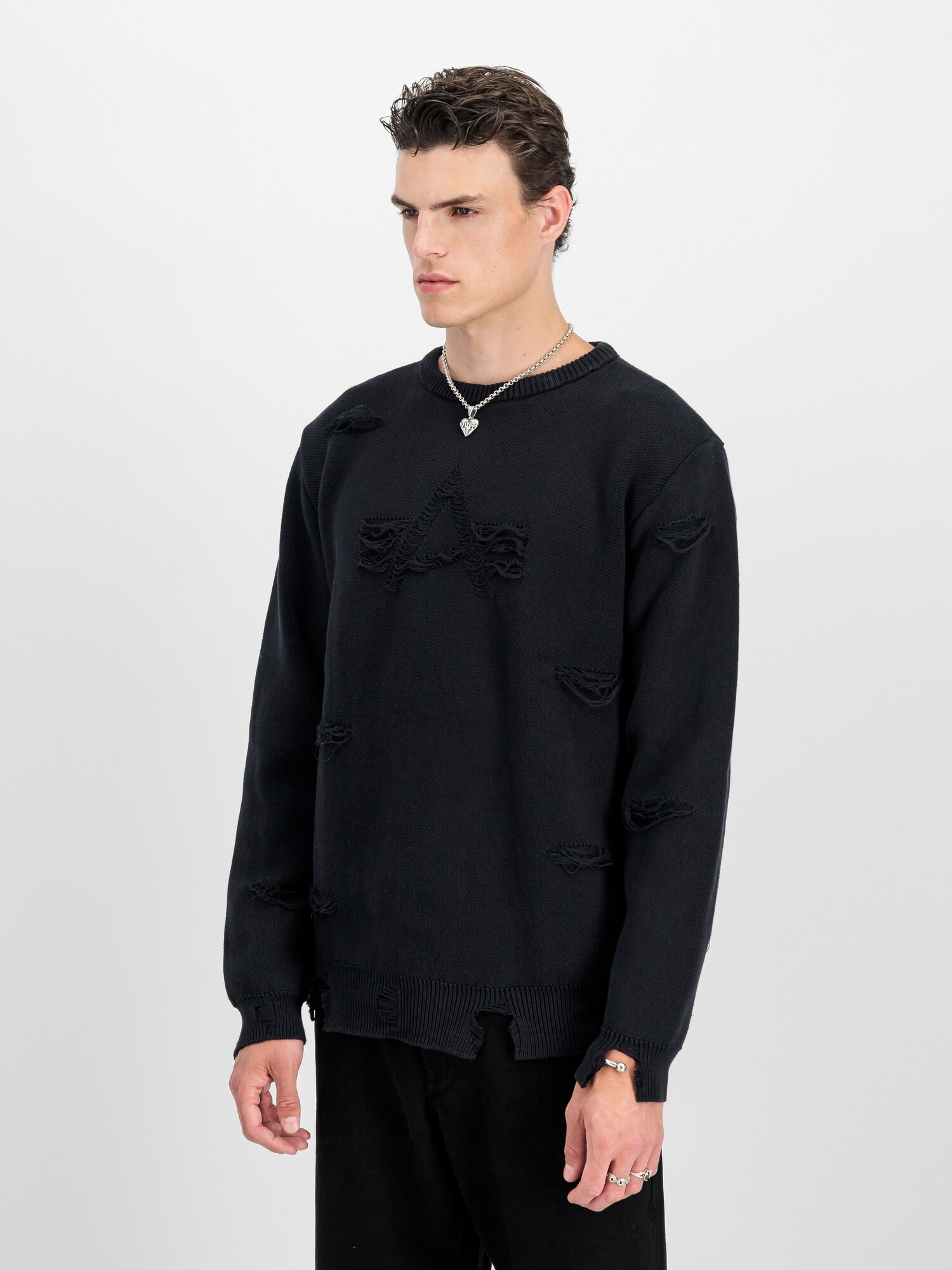 ALPHA INDUSTRIES Mikina čierna (obrázok 4)