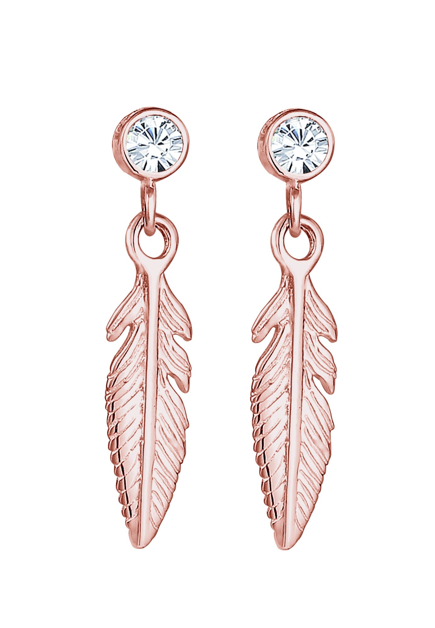 Elli Oorbellen 'Boho' Rose-goud