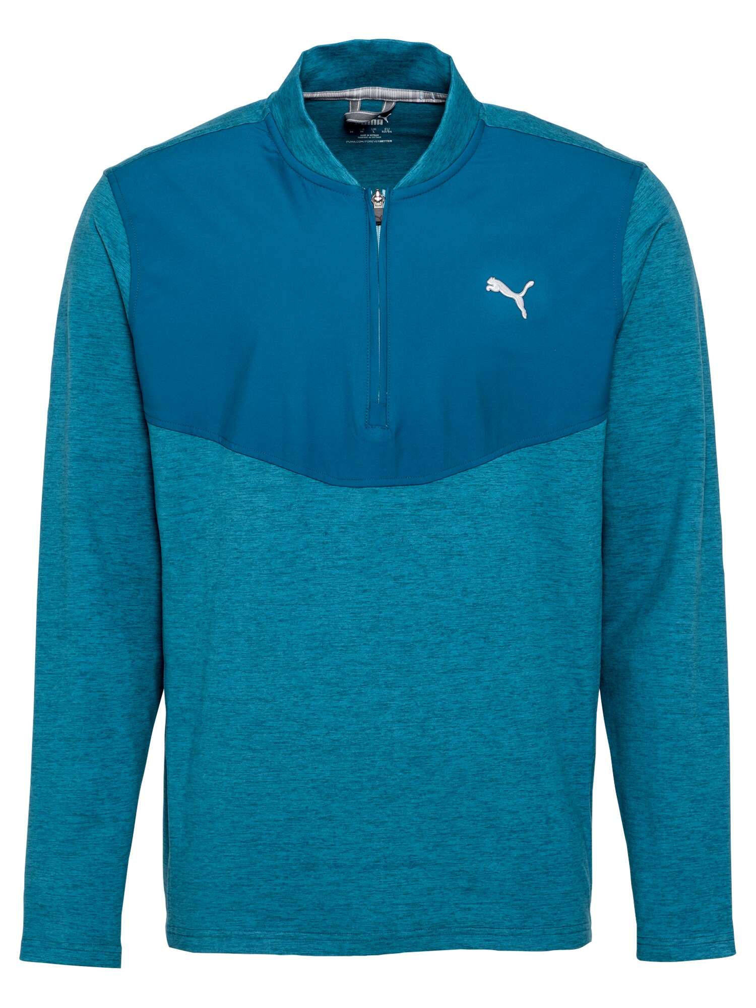 PUMA Sportinio tipo megztinis  mėlyna / balta