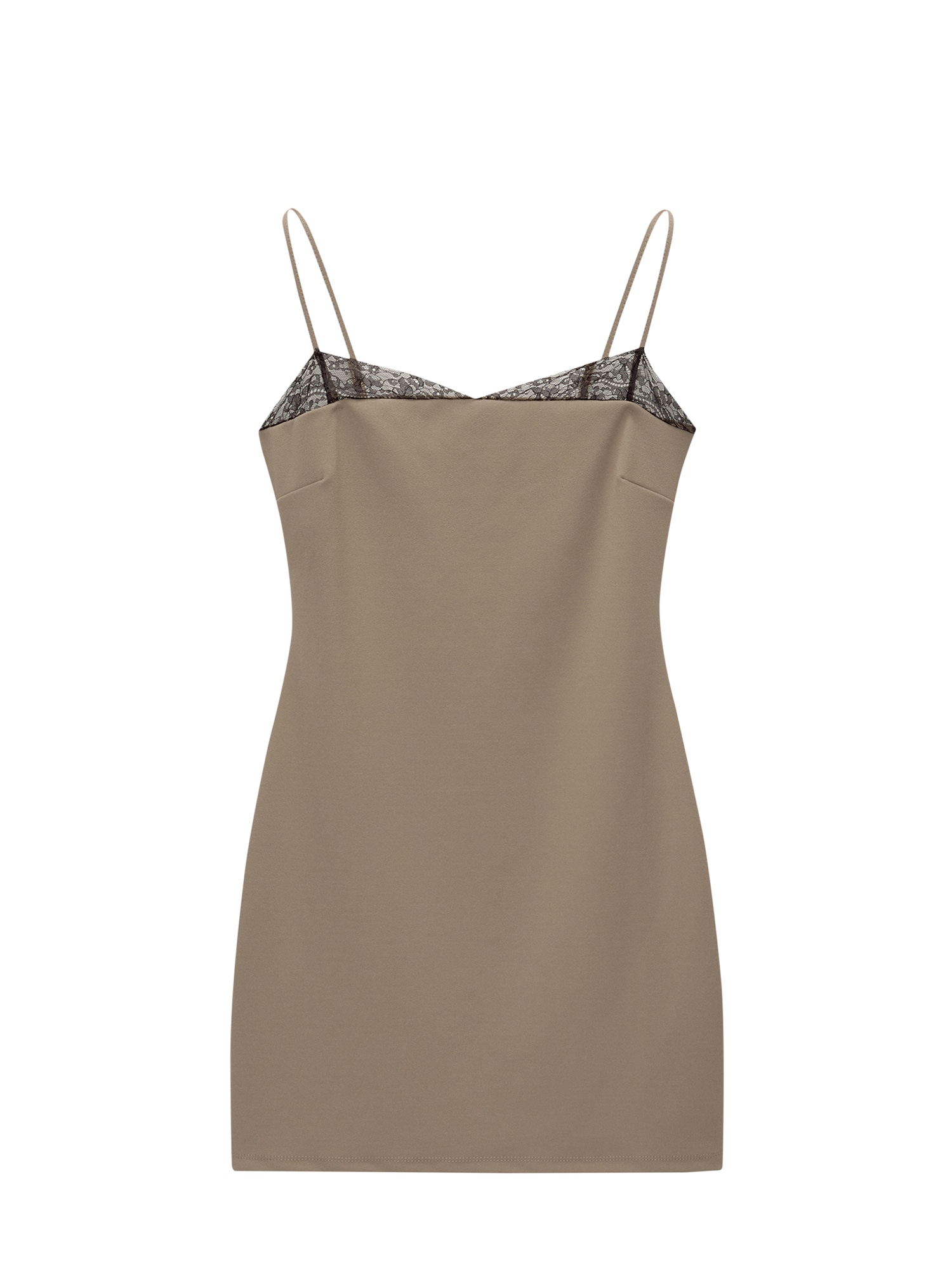 Pull&Bear Rochie de vară  maro / negru