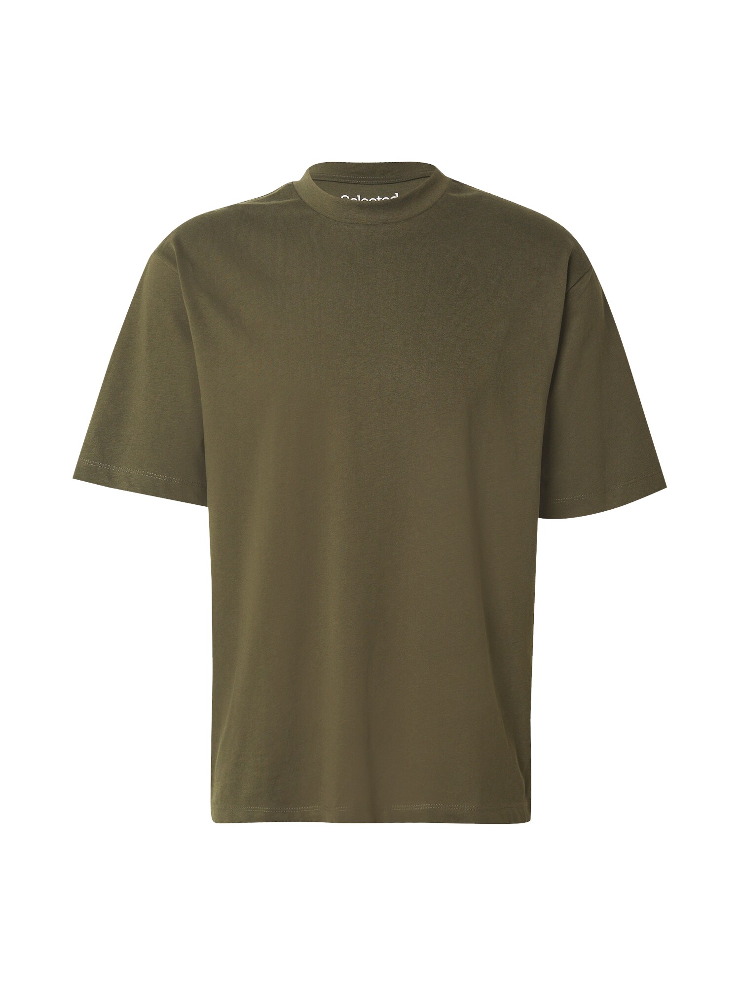 SELECTED Tricou SLHBOB  verde pin