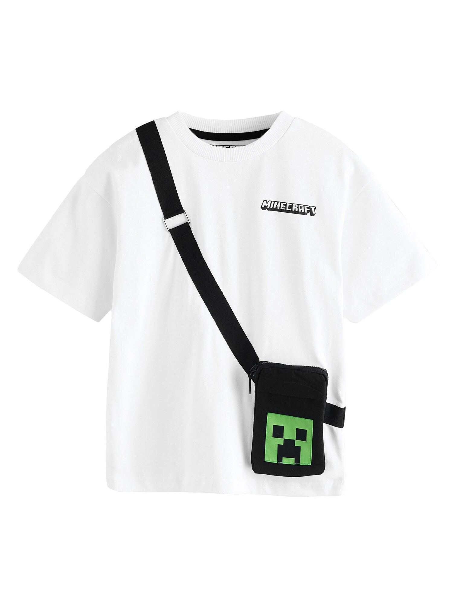 Next Póló 'Minecraft'  zöld / fekete / fehér akciós termékkép 1
