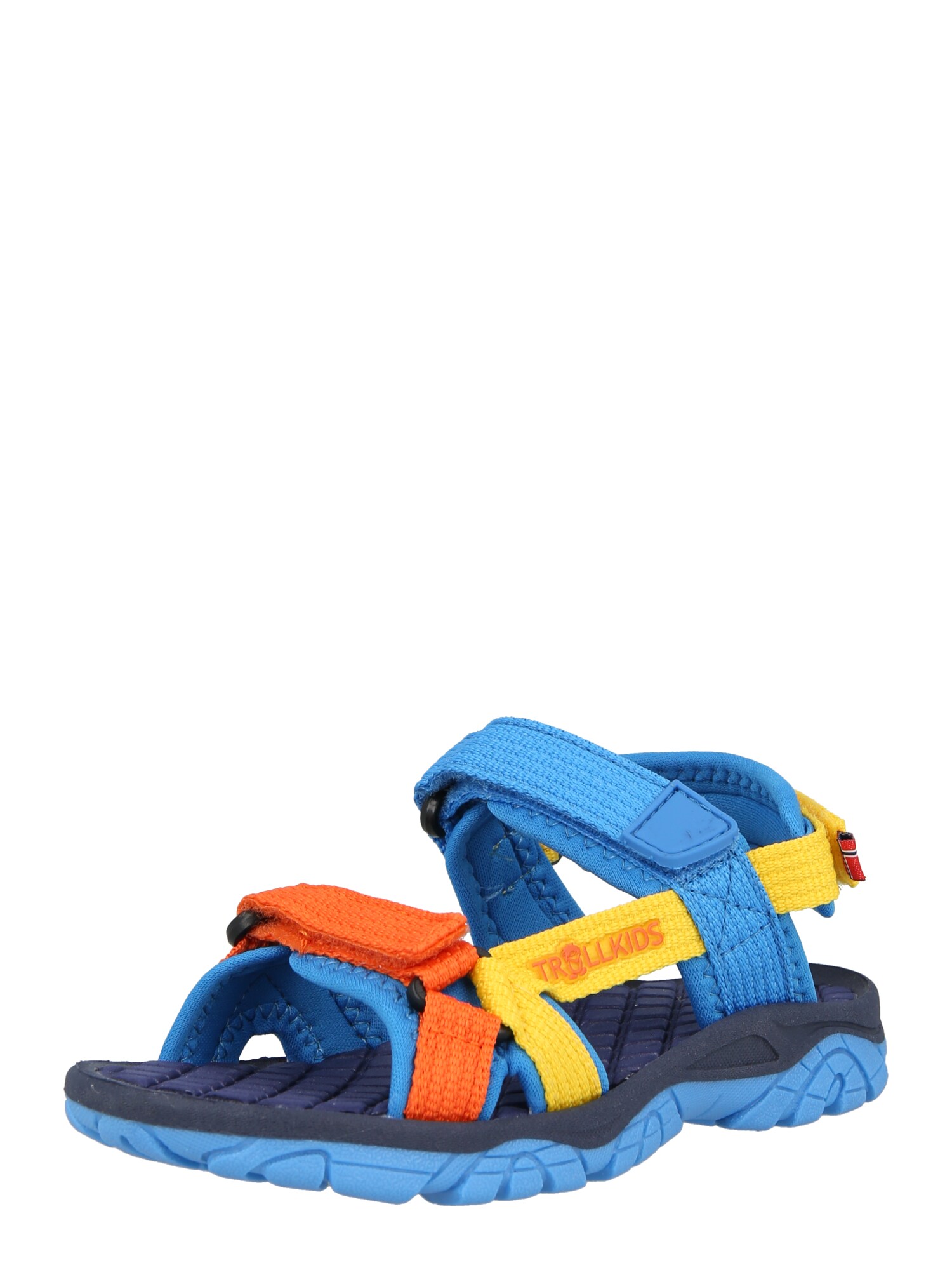TROLLKIDS Pantofi deschiși 'Oslofjord'  albastru / galben / portocaliu