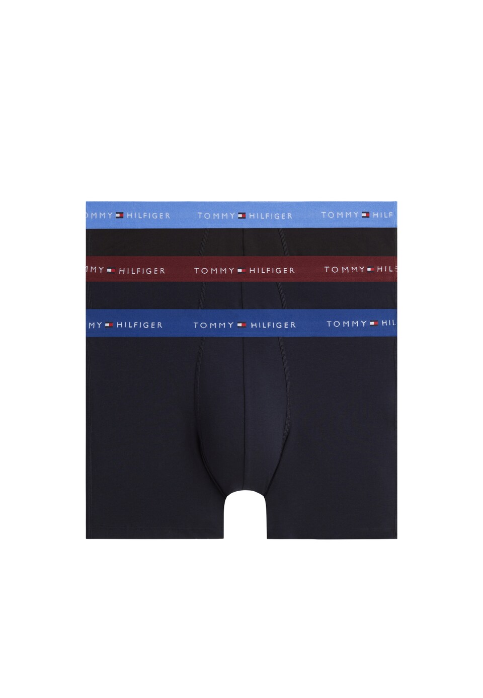 Boxershorts 'Essentials' blå / azur / mörkröd