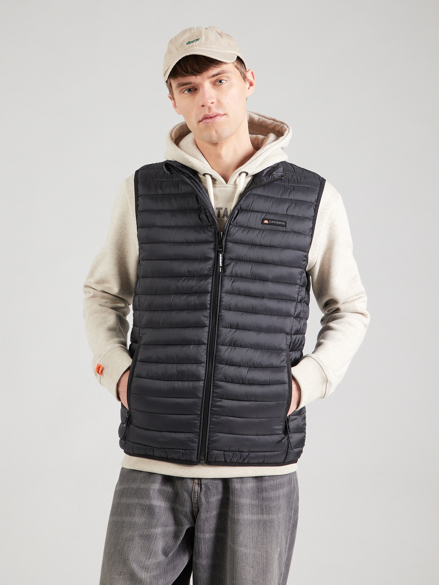 Superdry Mellény 'Fuji'  fekete termék 2. képe