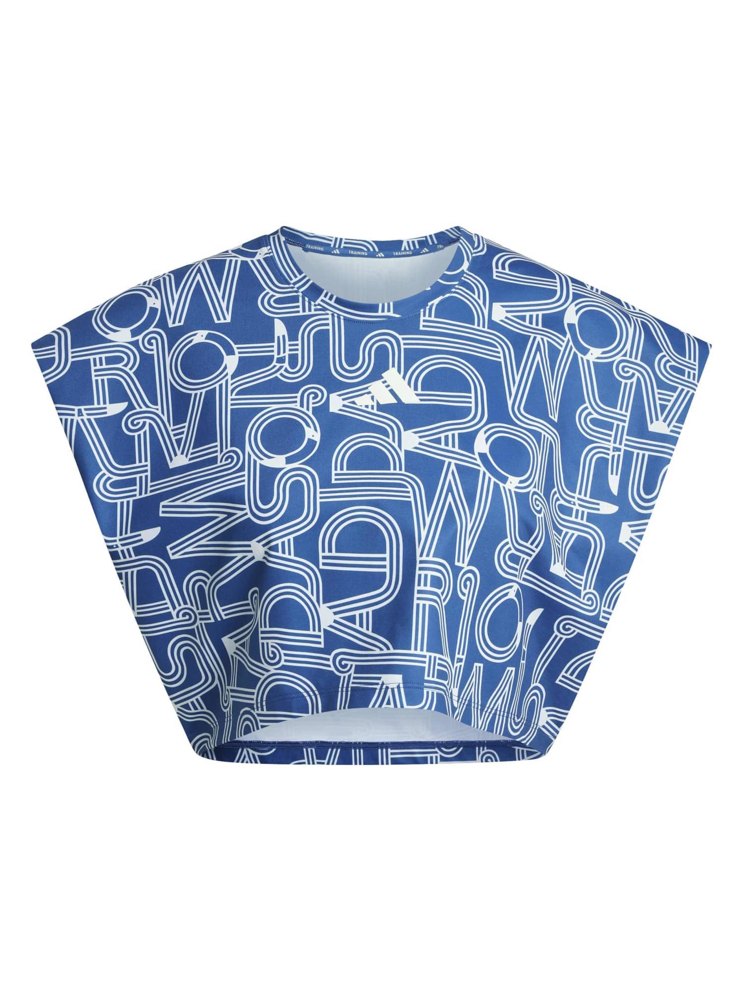 ADIDAS PERFORMANCE Tricou funcțional FARM  albastru / alb