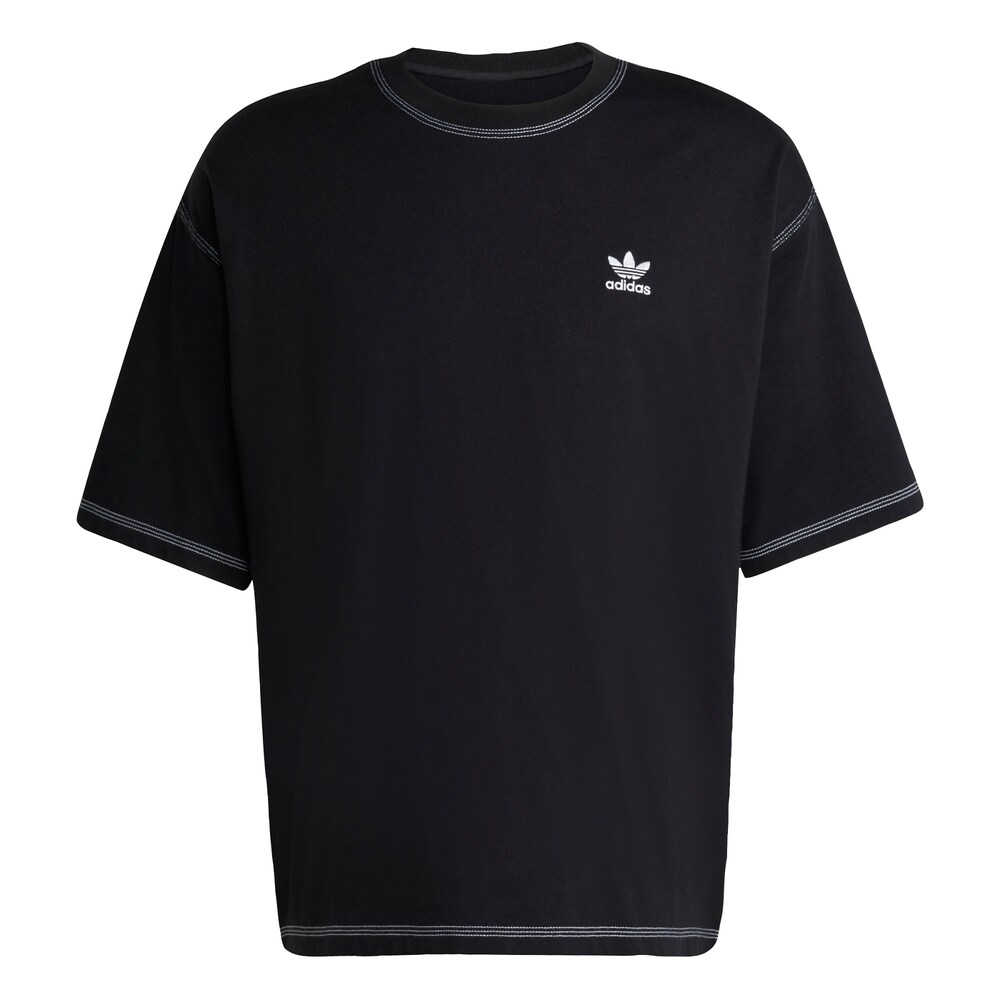 ADIDAS ORIGINALS T-Shirt 'Trefoil Essentials' Herren Größe XL schwarz / weiß