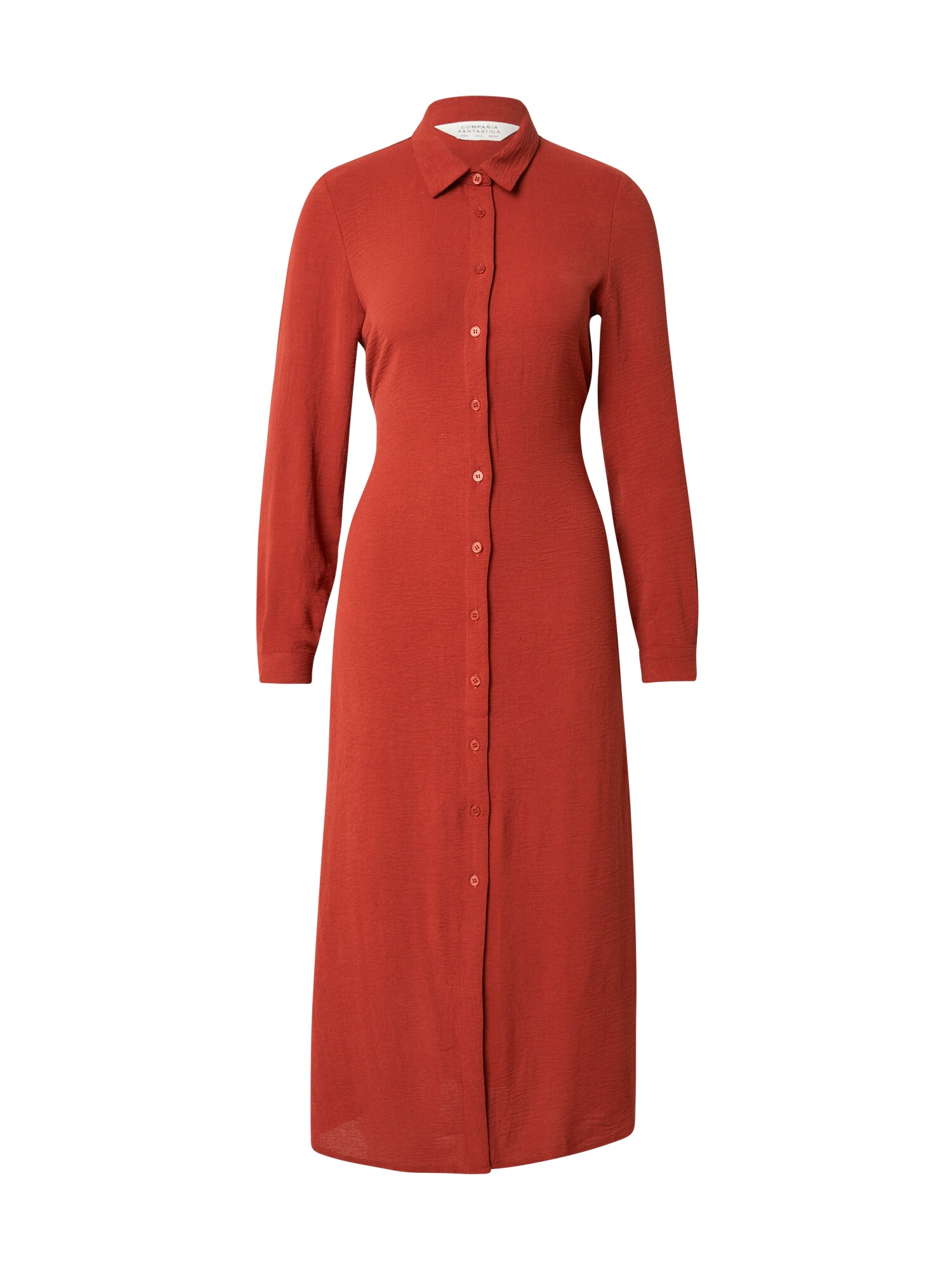 Compania Fantastica Rochie tip bluză  maro ruginiu