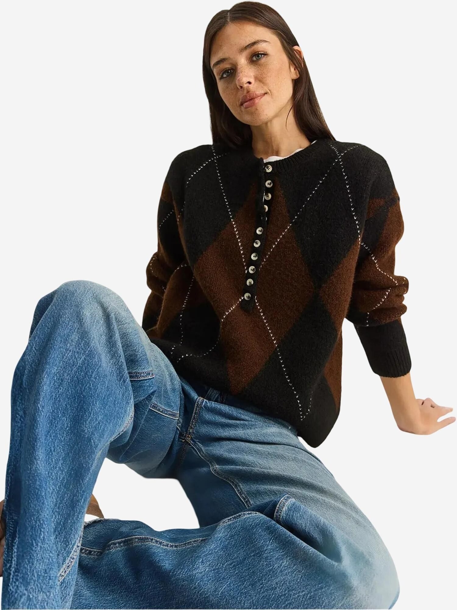 Bianco Lucci Pulover 'Pullover' crna