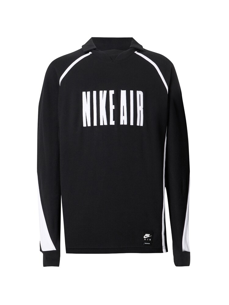 Nike Sportswear Sweatshirt 'AIR' Herren Größe XXL schwarz / weiß
