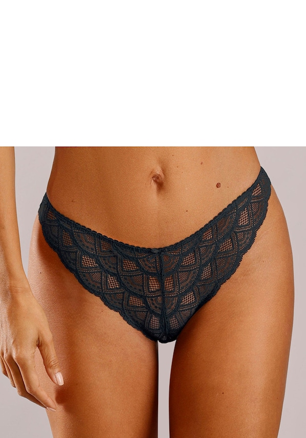 VIVANCE, String bugyik, fekete, 5 kép a 5 közül