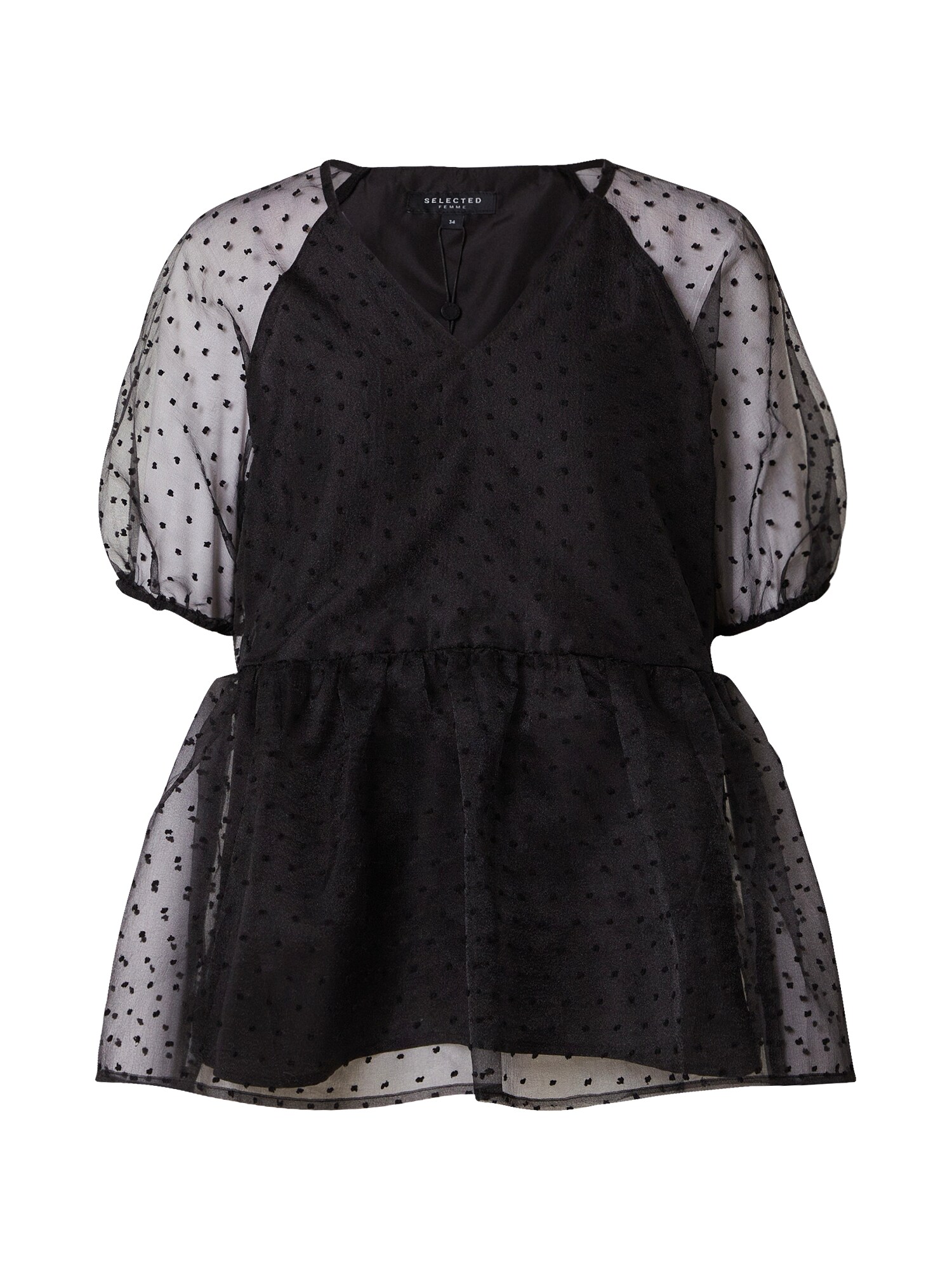 SELECTED FEMME Marškinėliai 'Jytte'  juoda