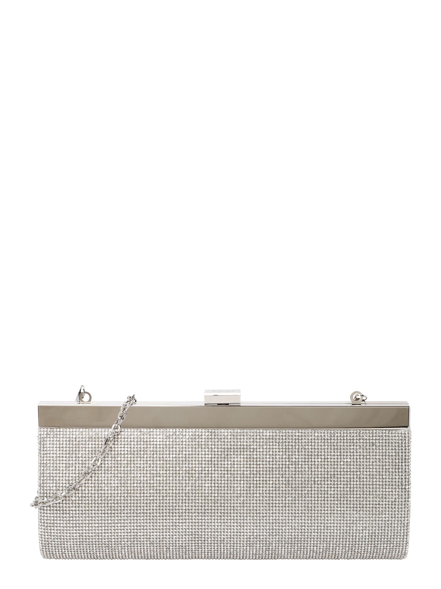 mascara Clutch  argintiu