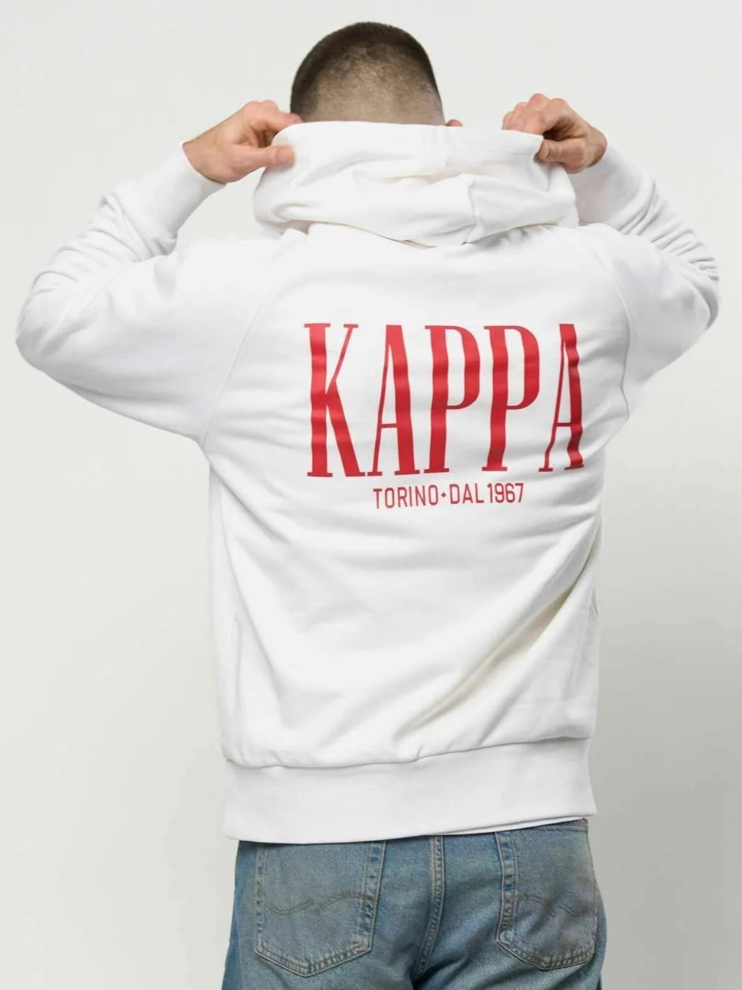 KAPPA Sudadera 'AUTHENTIC SLUM'  rojo – imagen 4