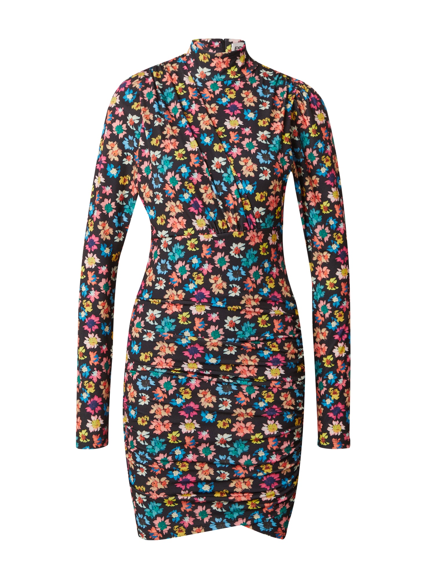 Essentiel Antwerp Rochie 'Espinossa'  albastru / galben auriu / roz / negru