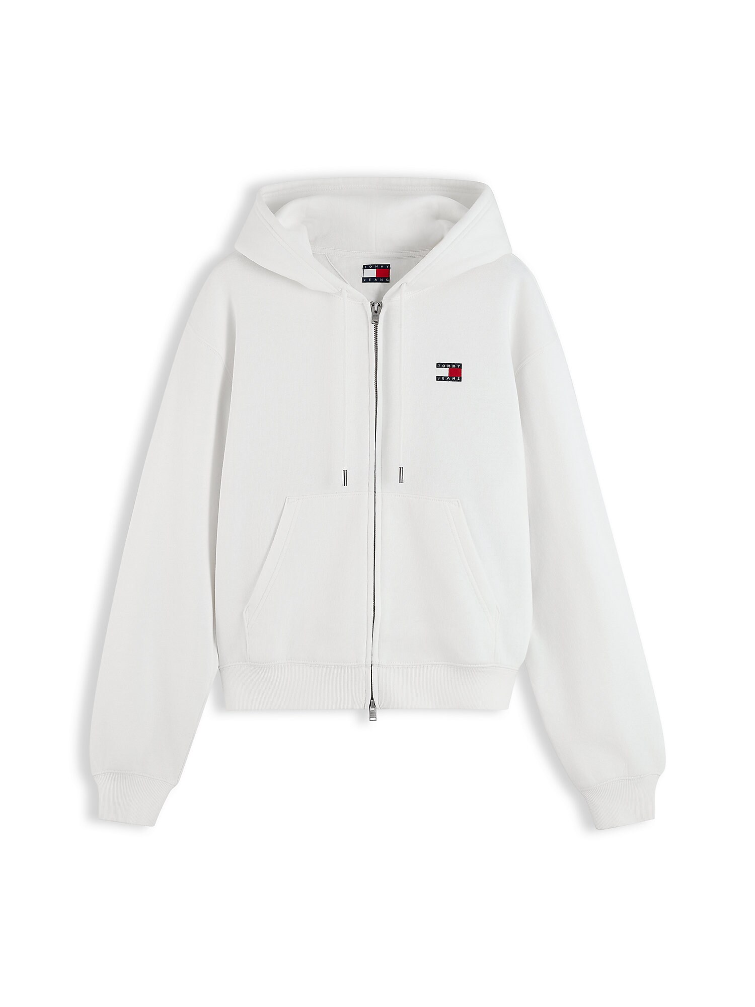 Tommy Jeans Sudadera con cremallera blanco