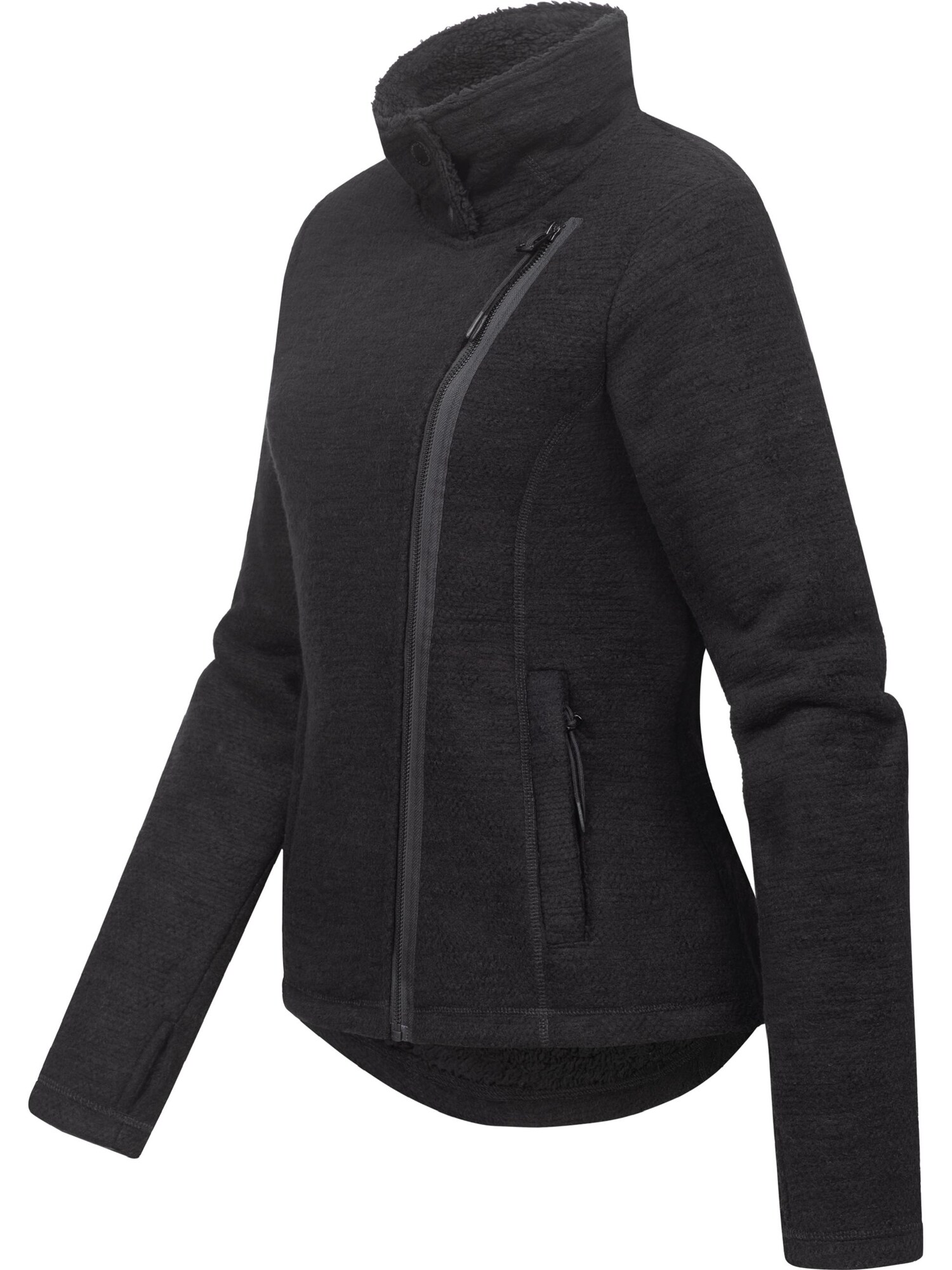 Ragwear Polár dzseki 'Saskie'  fekete termék 2. képe