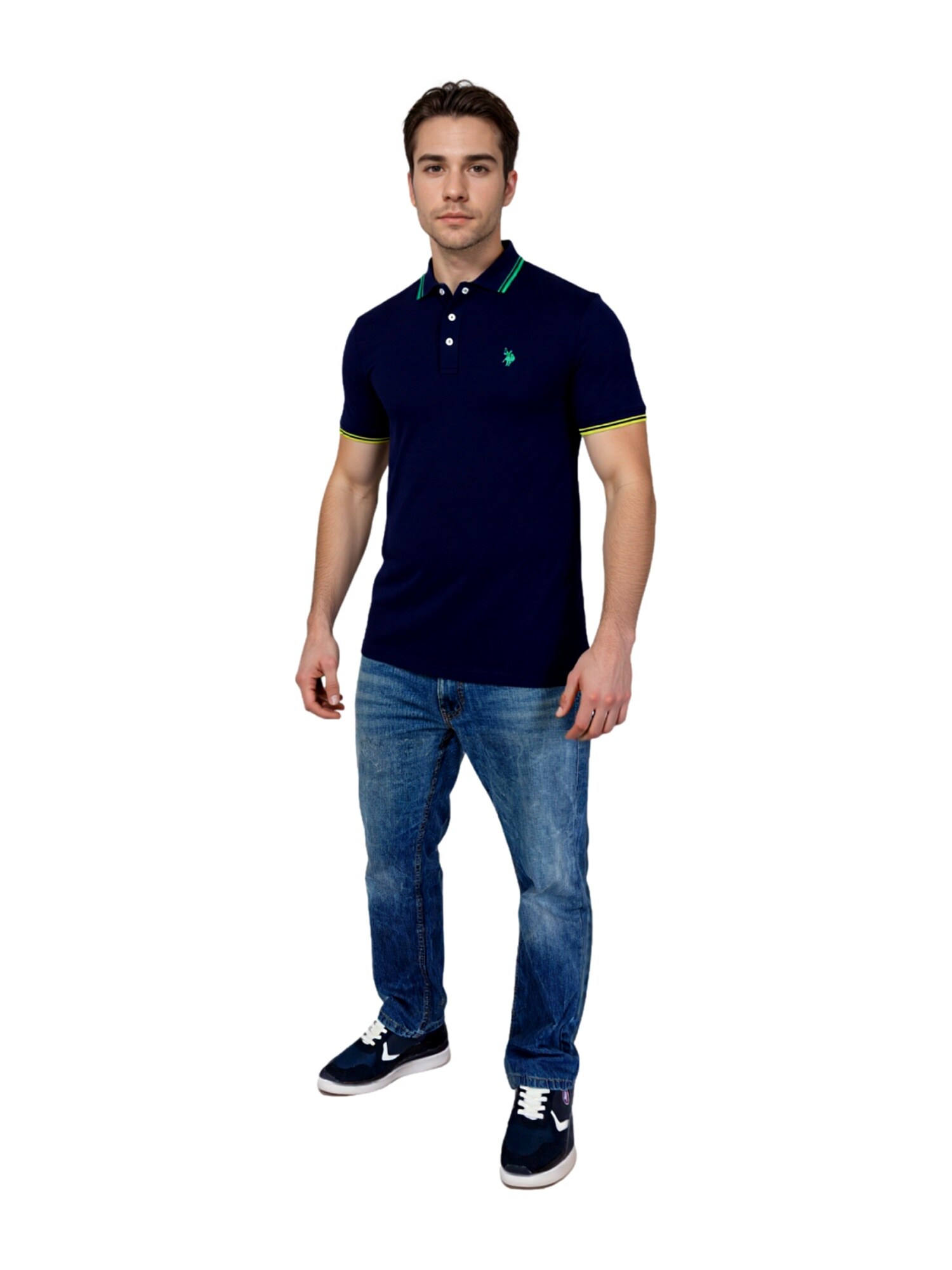 U.S. POLO ASSN. Tričko  tmavomodrá (obrázok 4)