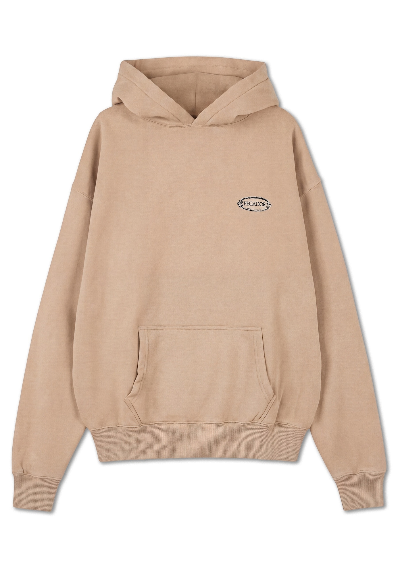Pegador Sweater majica 'Palmoli' bež / crna