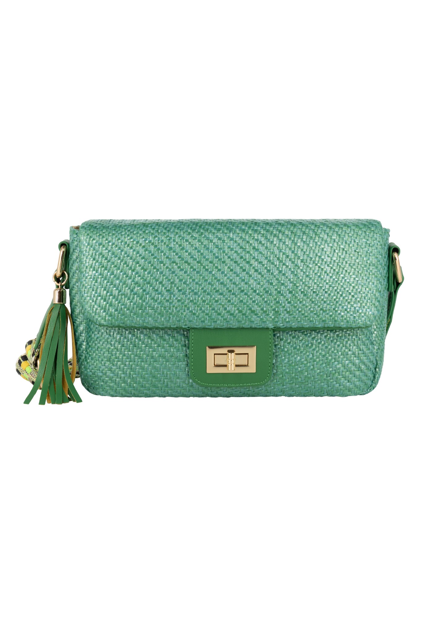 IZIA Bolso de hombro oro / jade