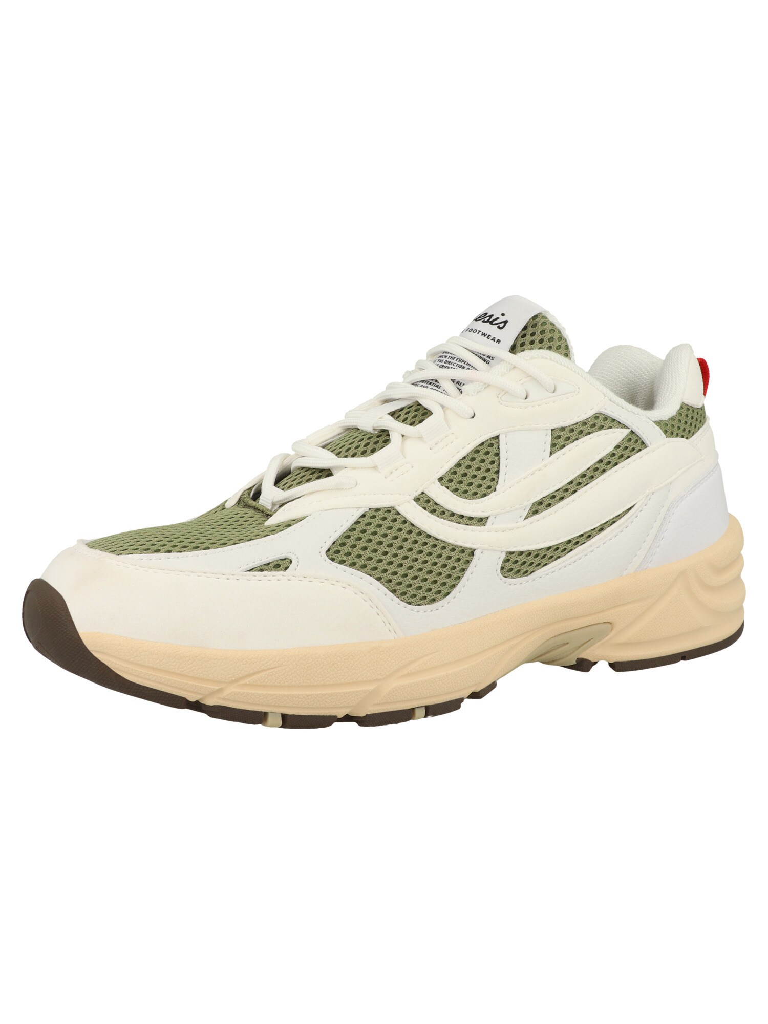 GENESIS Zapatillas deportivas bajas 'G-Eco`99'  caqui / blanco