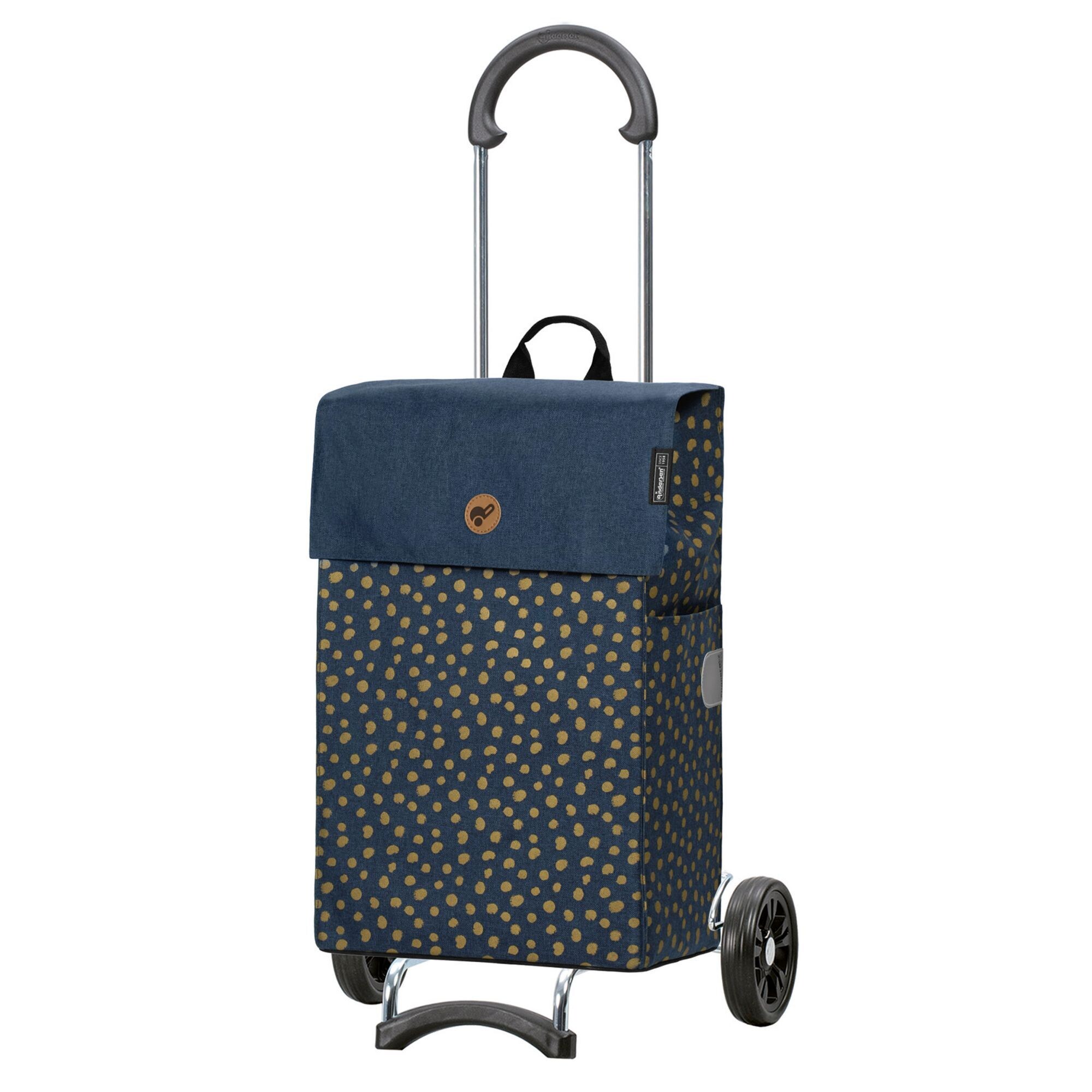 Andersen Shopper 'Fita' Navy / Geel