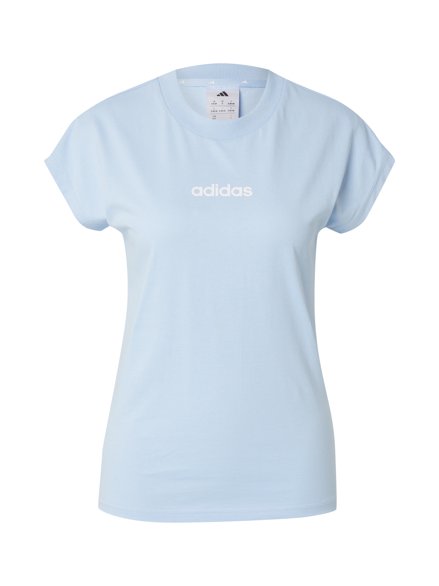 ADIDAS SPORTSWEAR Tricou funcțional Essentials  albastru deschis / alb