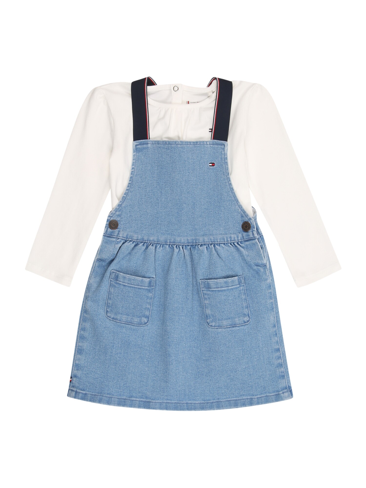 Overall 'DENIM DUNGAREE DRESS'