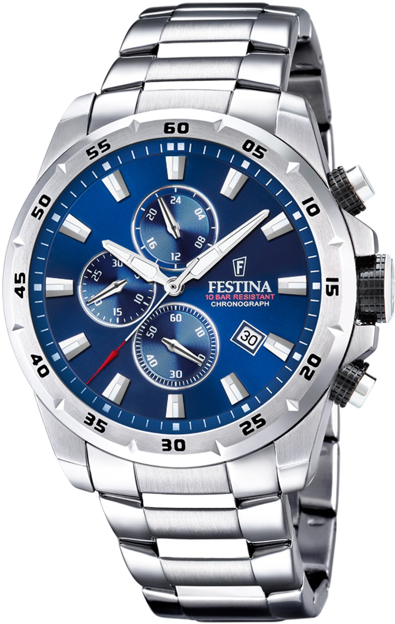 Festina Analoog Horloge Blauw / Zilver