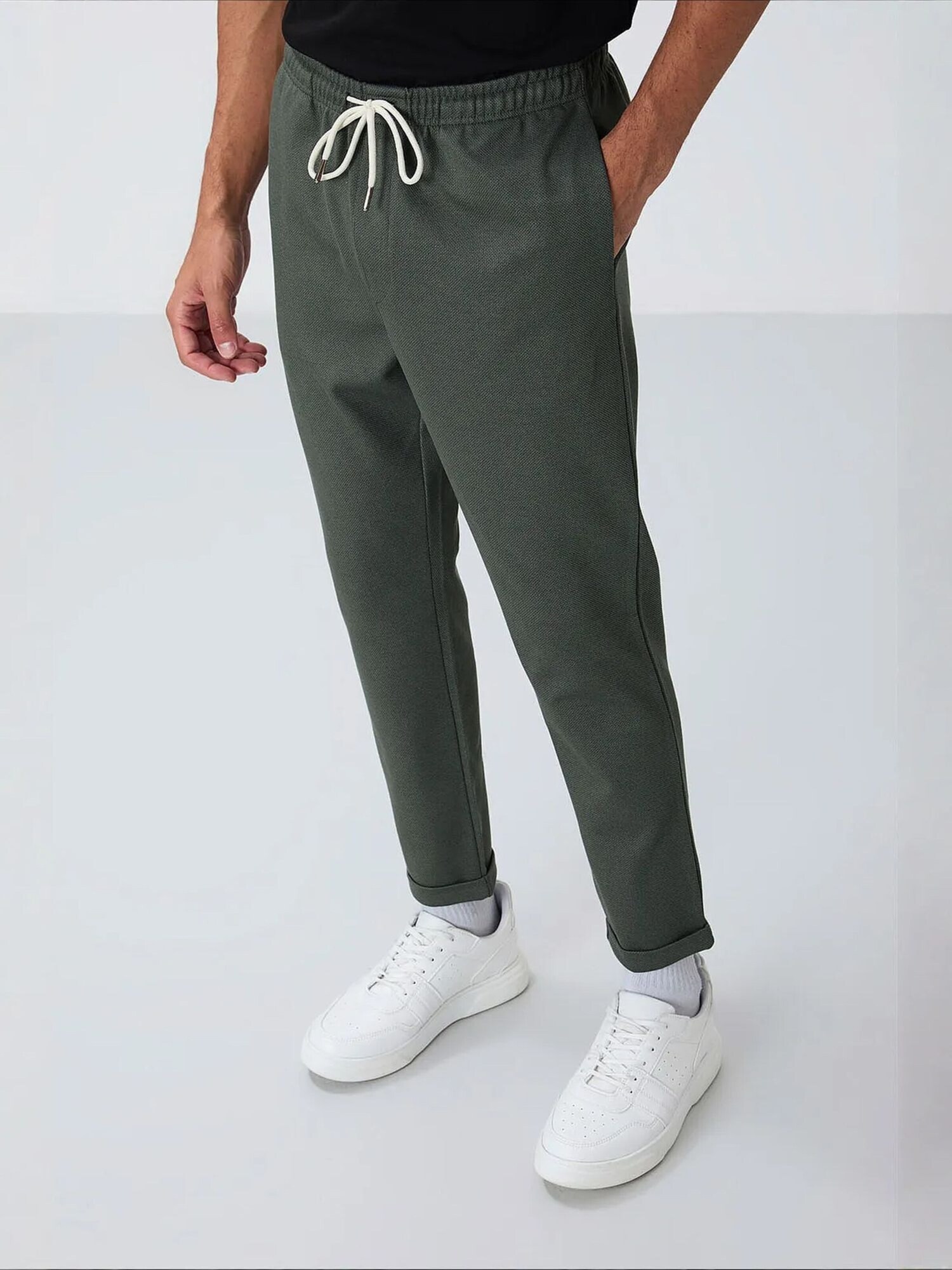 Tommy Life Sportske hlače 'Jogginghose' kaki