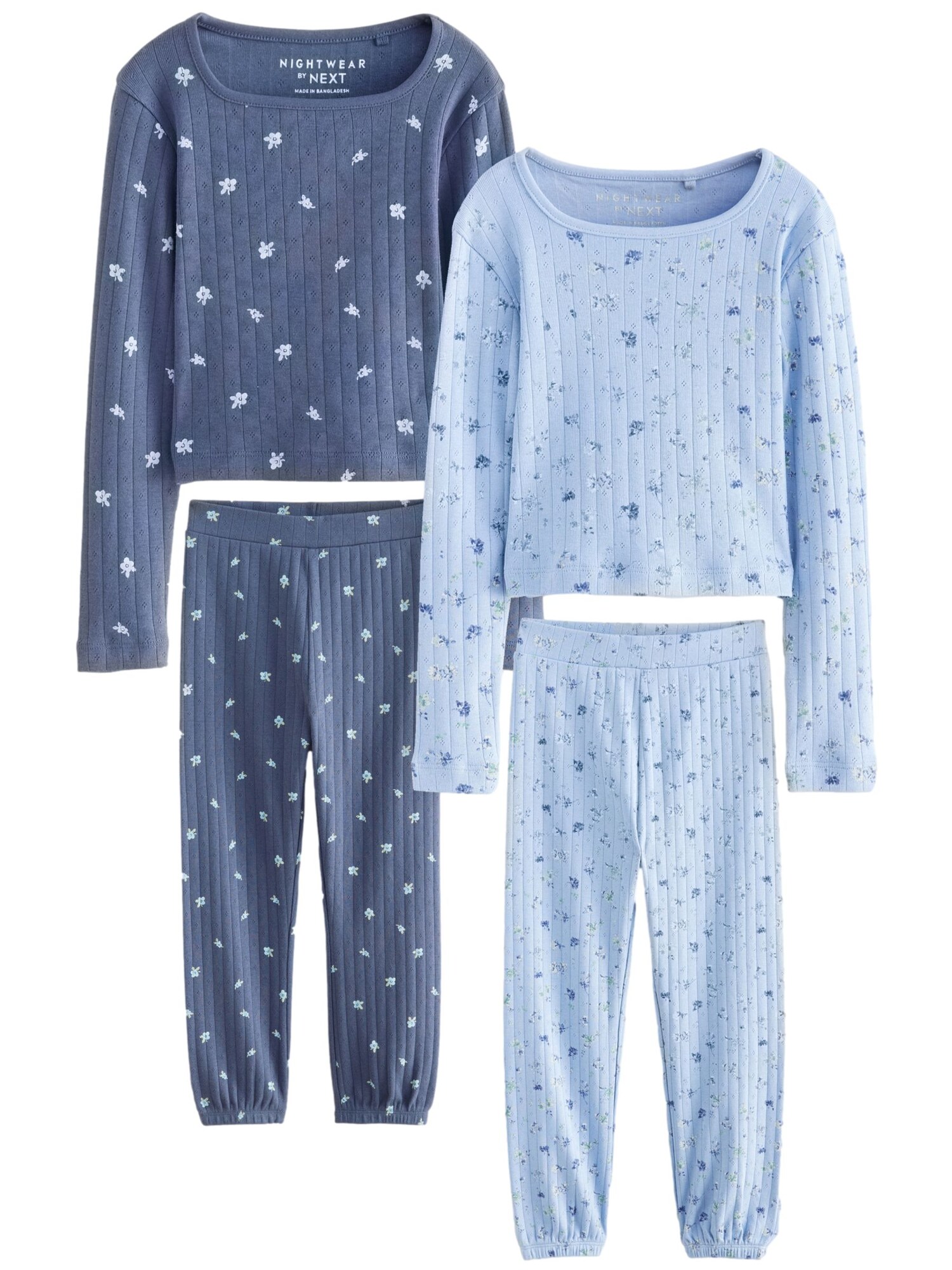 Next Pijamale  bleumarin / albastru deschis