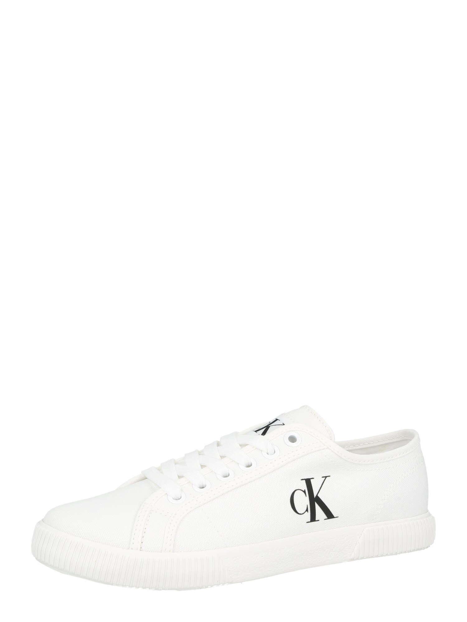Calvin Klein Nízke tenisky 'Ess' čierna / biela