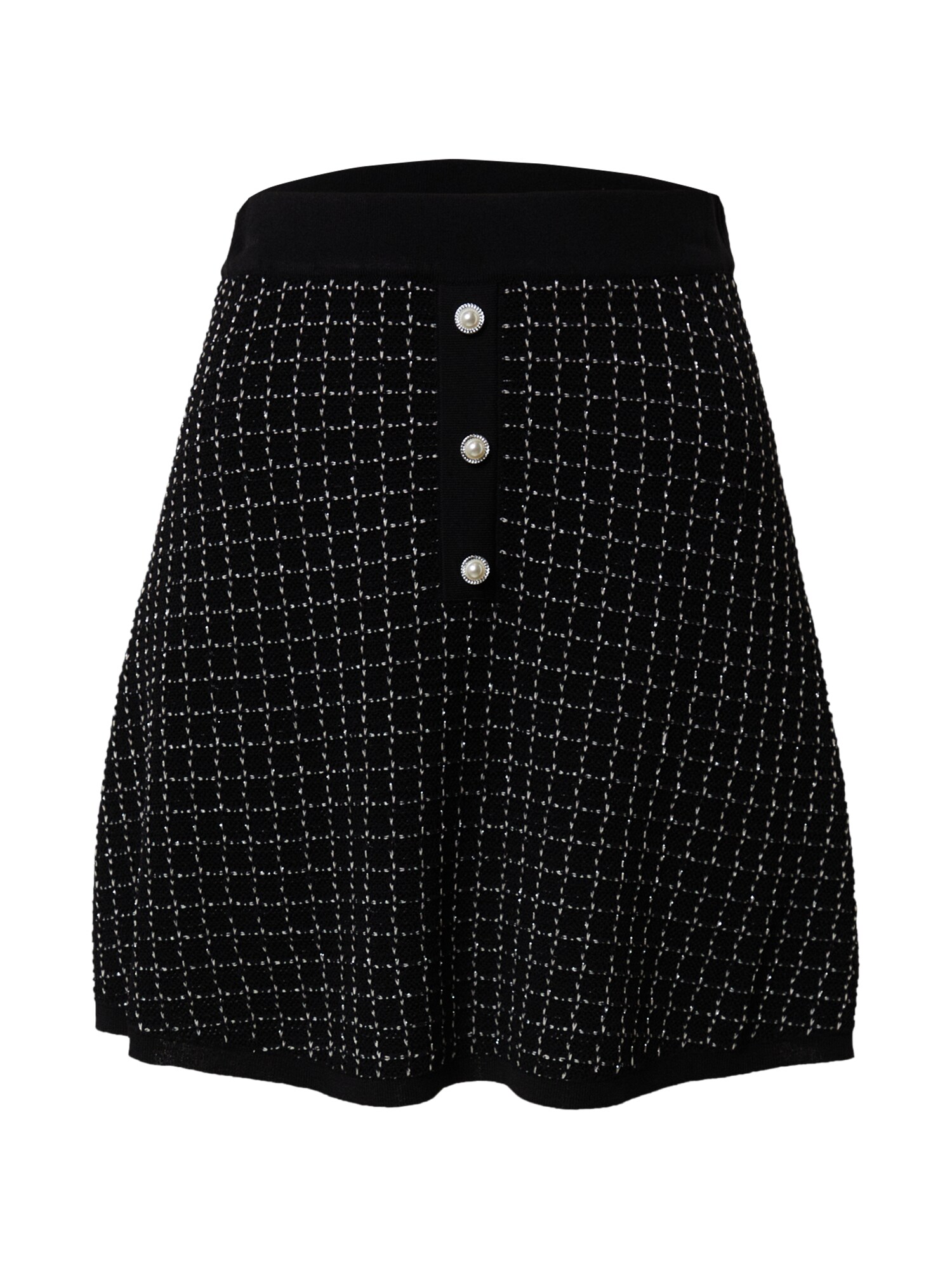 River Island Sijonas  juoda / balta