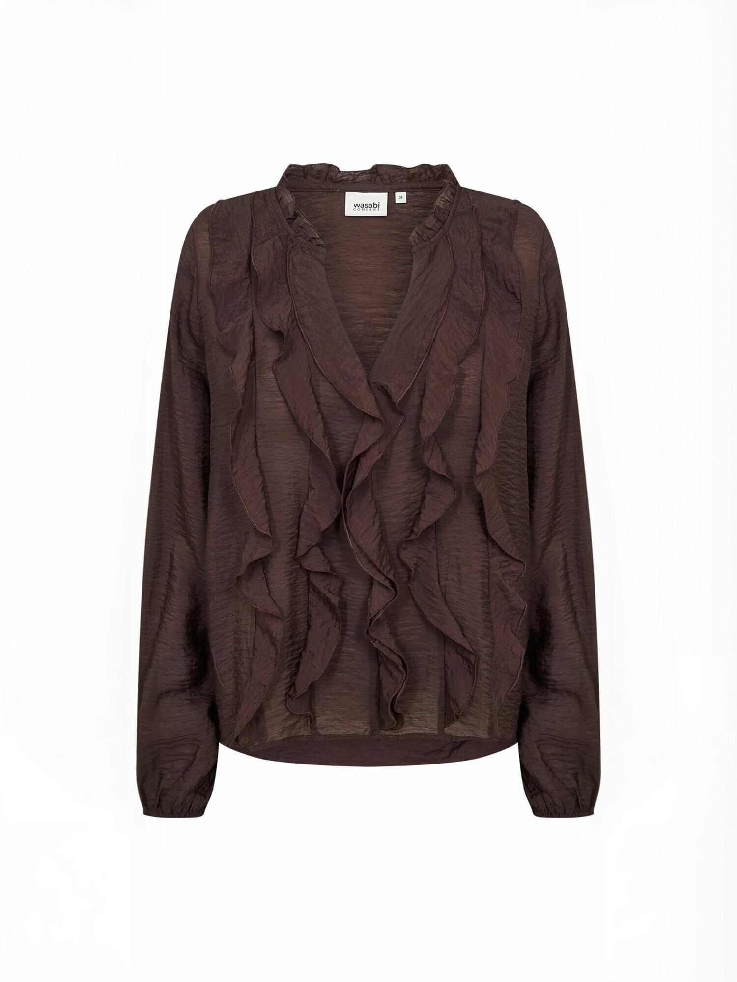 Wasabi Concept Tricou  WA-JUDIT  ciocolatiu