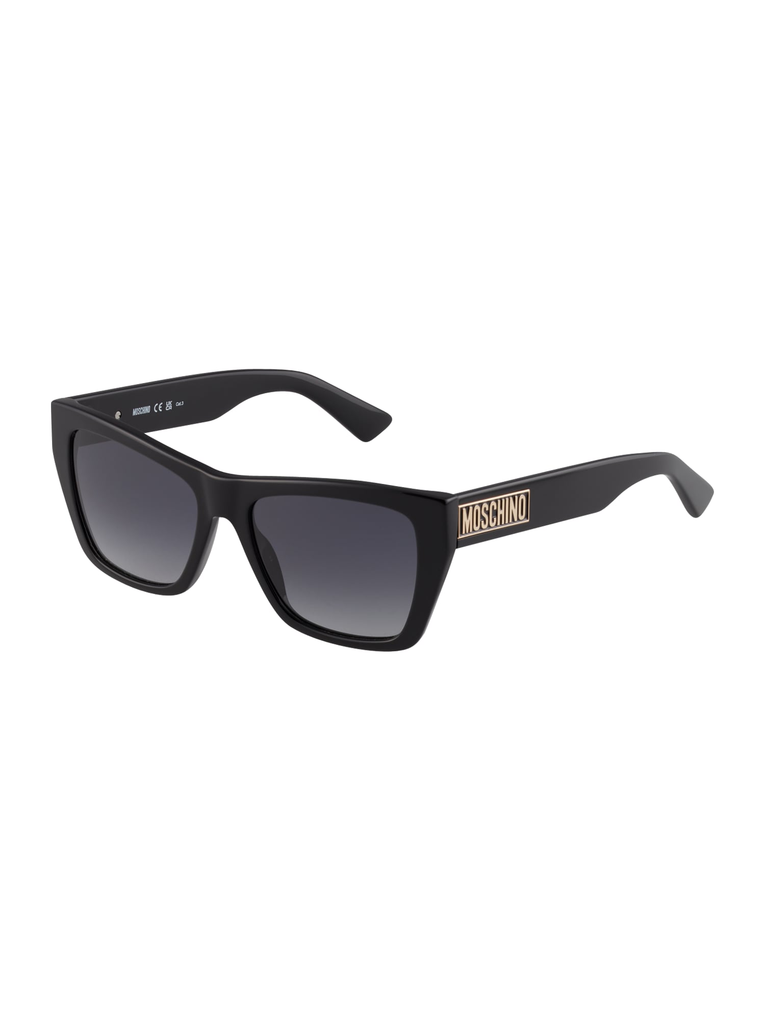 MOSCHINO Ochelari de soare  auriu / negru